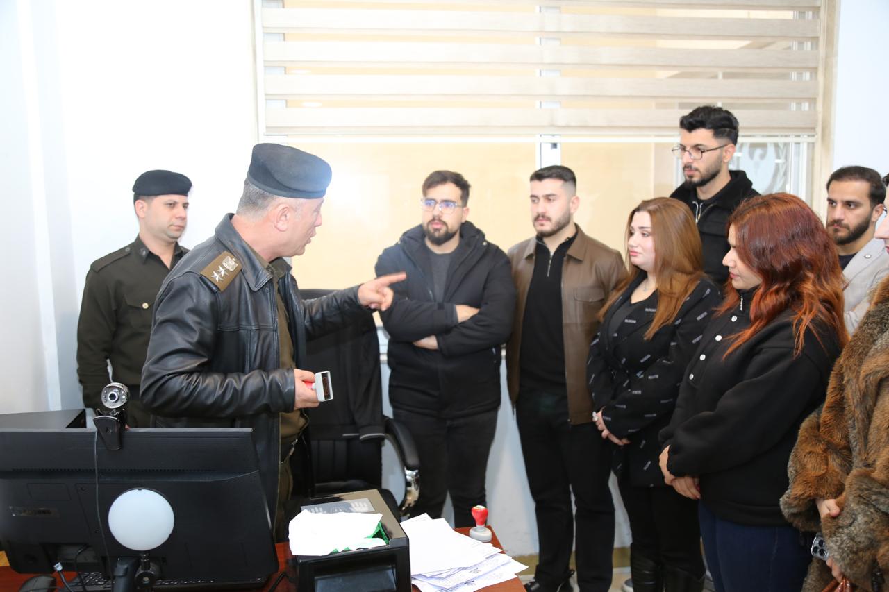 قوتابیێن پشكا یاسایێ چوونە ڕێڤەبەریا پۆلیسێن دهۆكێ