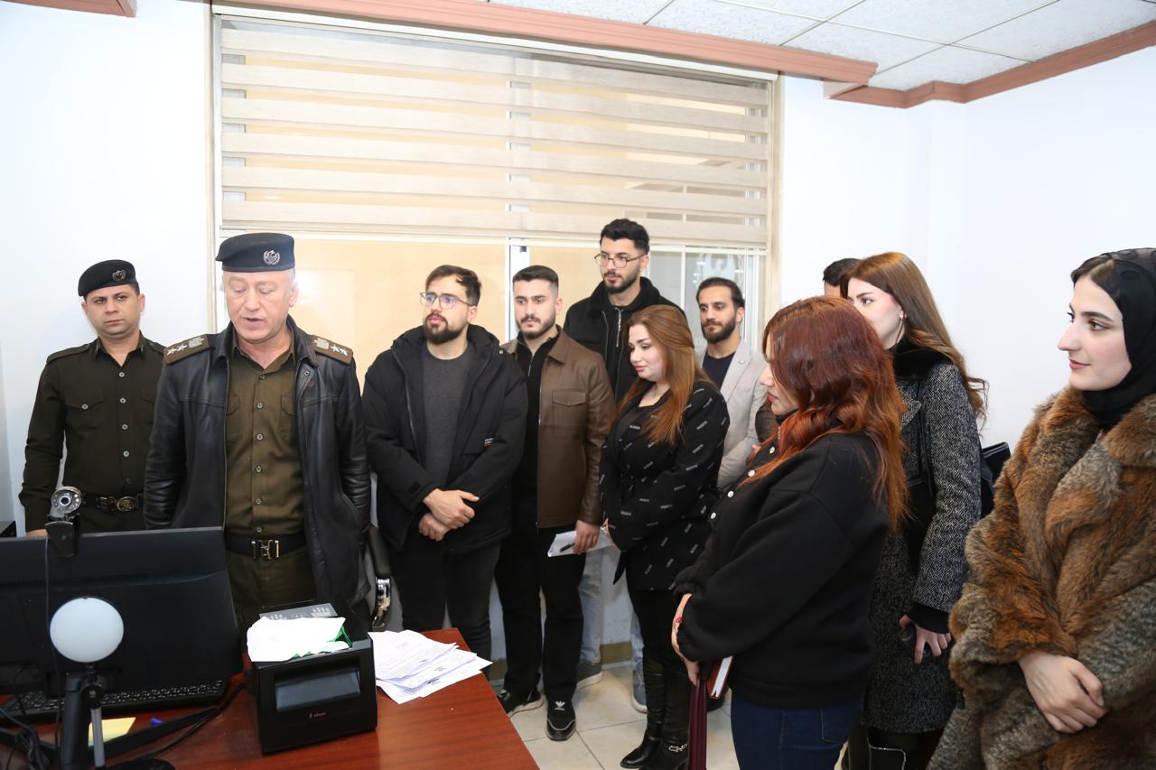 قوتابیێن پشكا یاسایێ چوونە ڕێڤەبەریا پۆلیسێن دهۆكێ