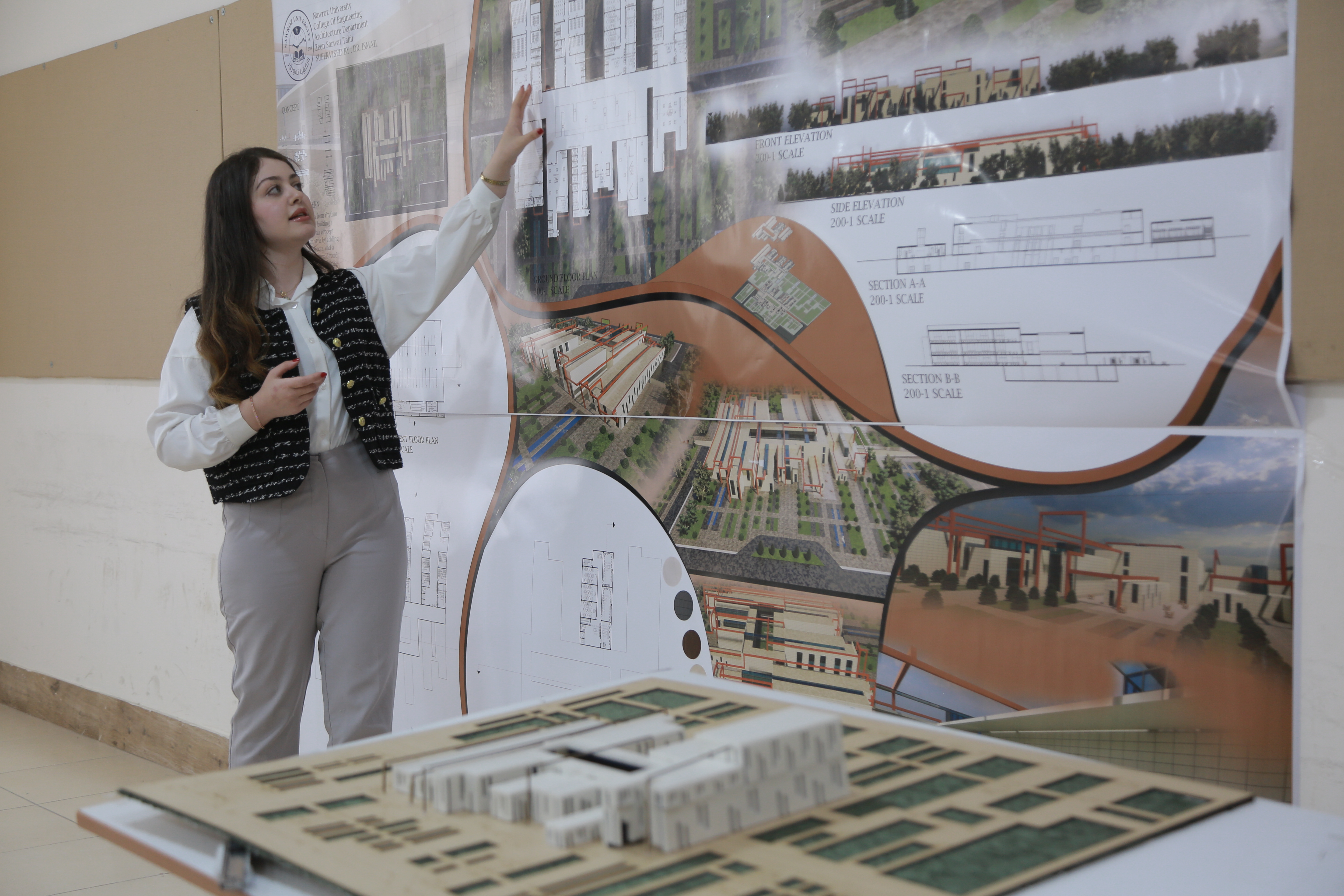 Architecture Students Present Graduation Projects at Nawroz University