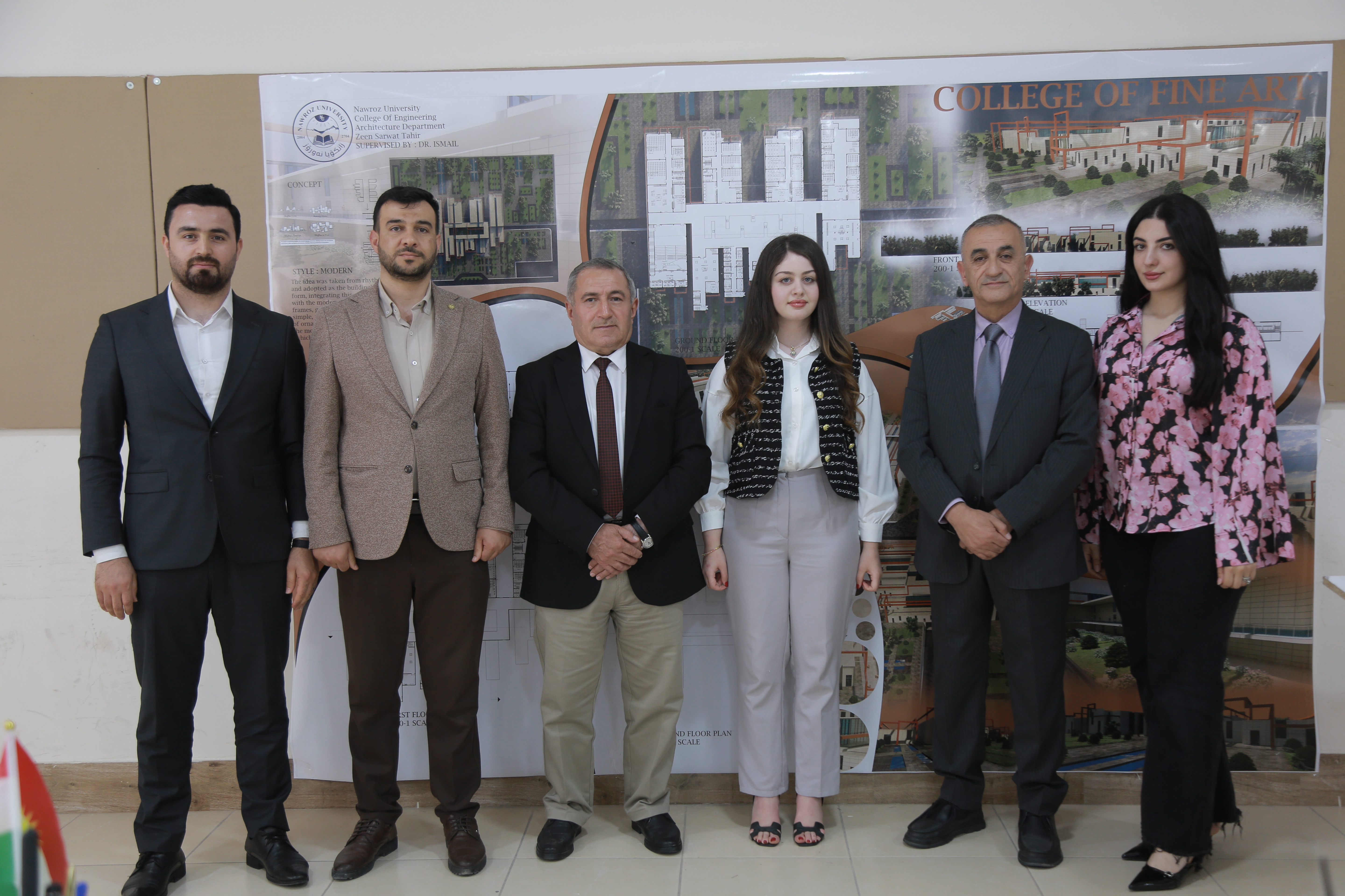 Architecture Students Present Graduation Projects at Nawroz University