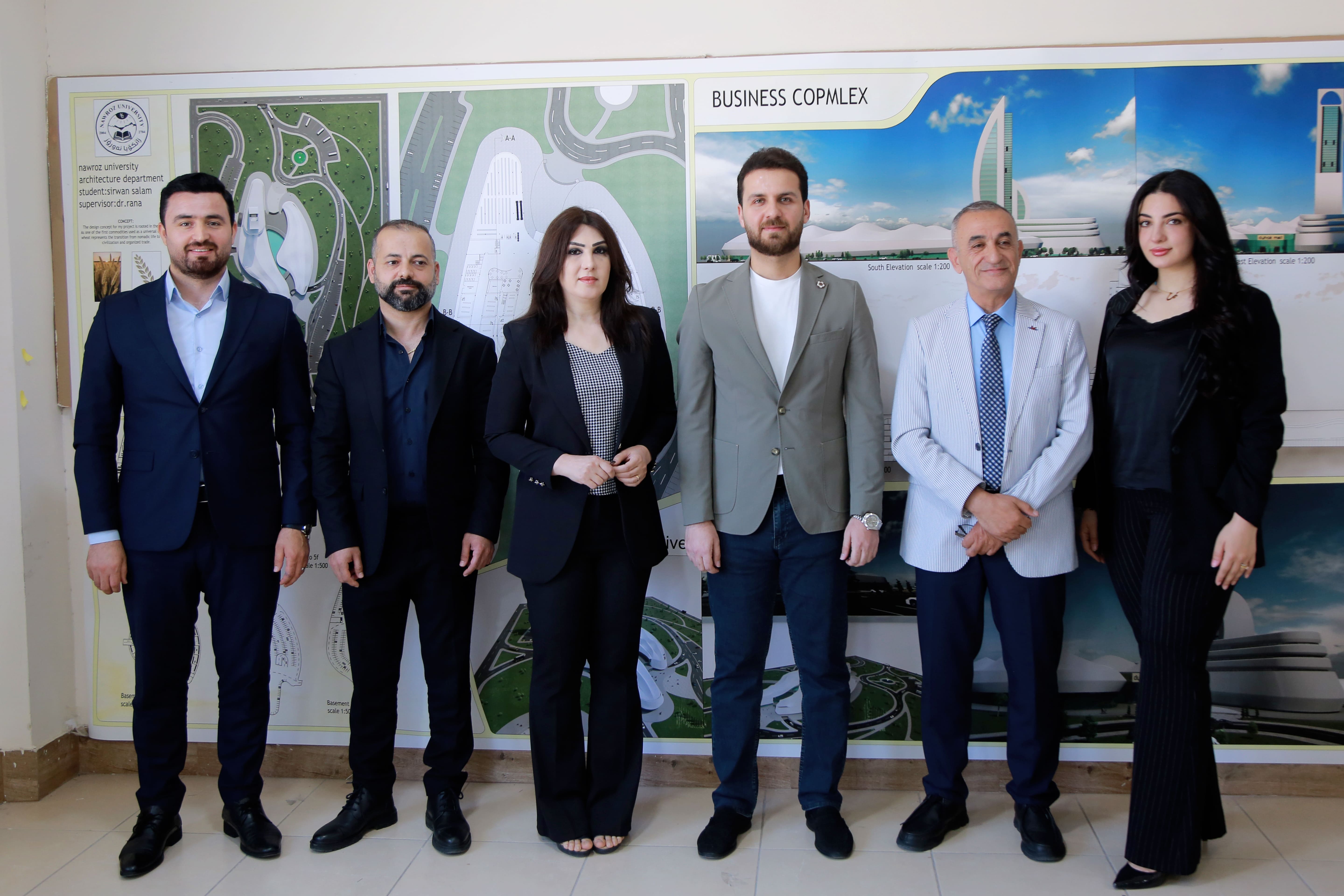 Architecture Department at Nawroz University Holds Third Day of Graduation Project Presentations