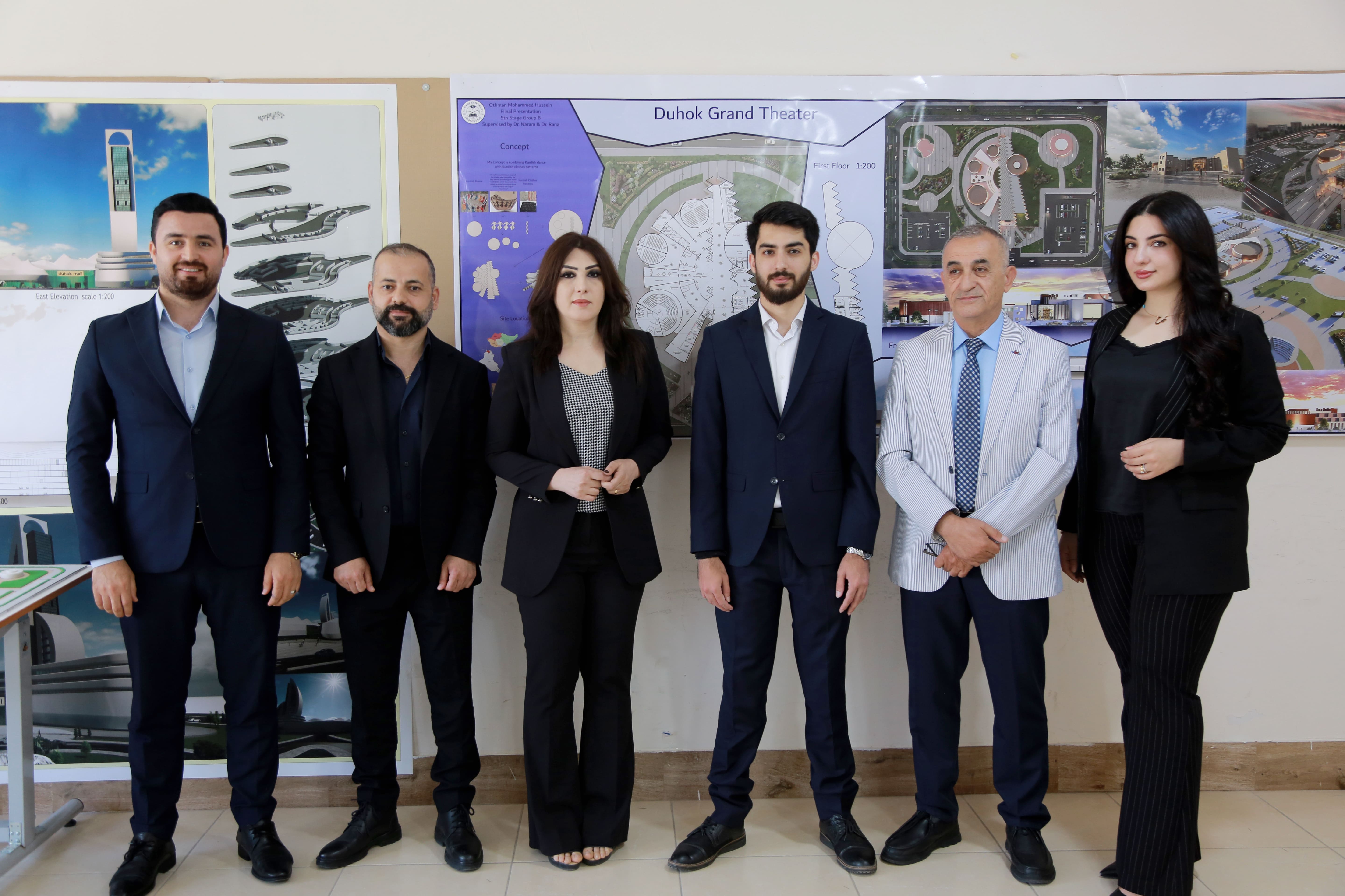 Architecture Department at Nawroz University Holds Third Day of Graduation Project Presentations