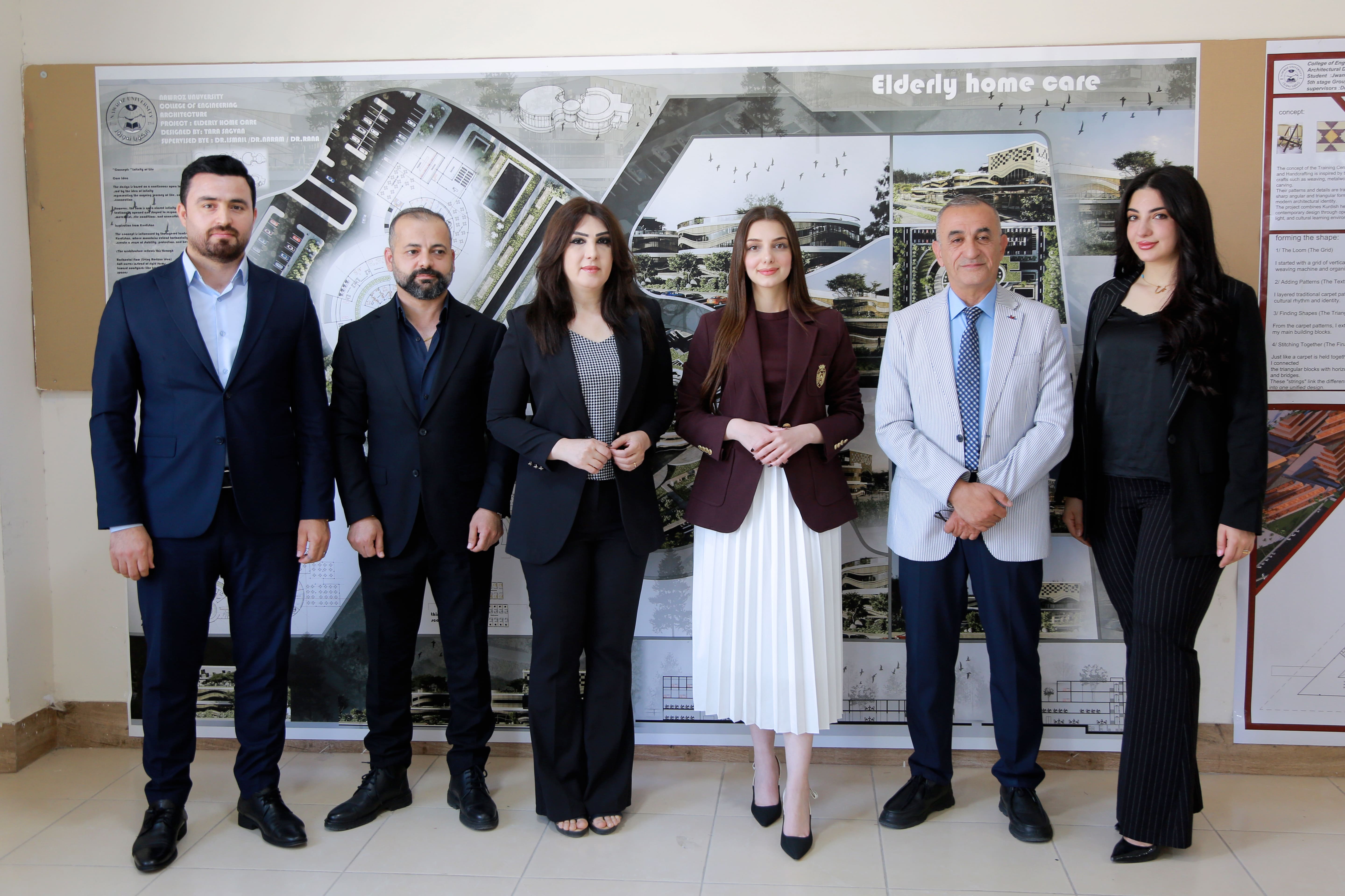 Architecture Department at Nawroz University Holds Third Day of Graduation Project Presentations