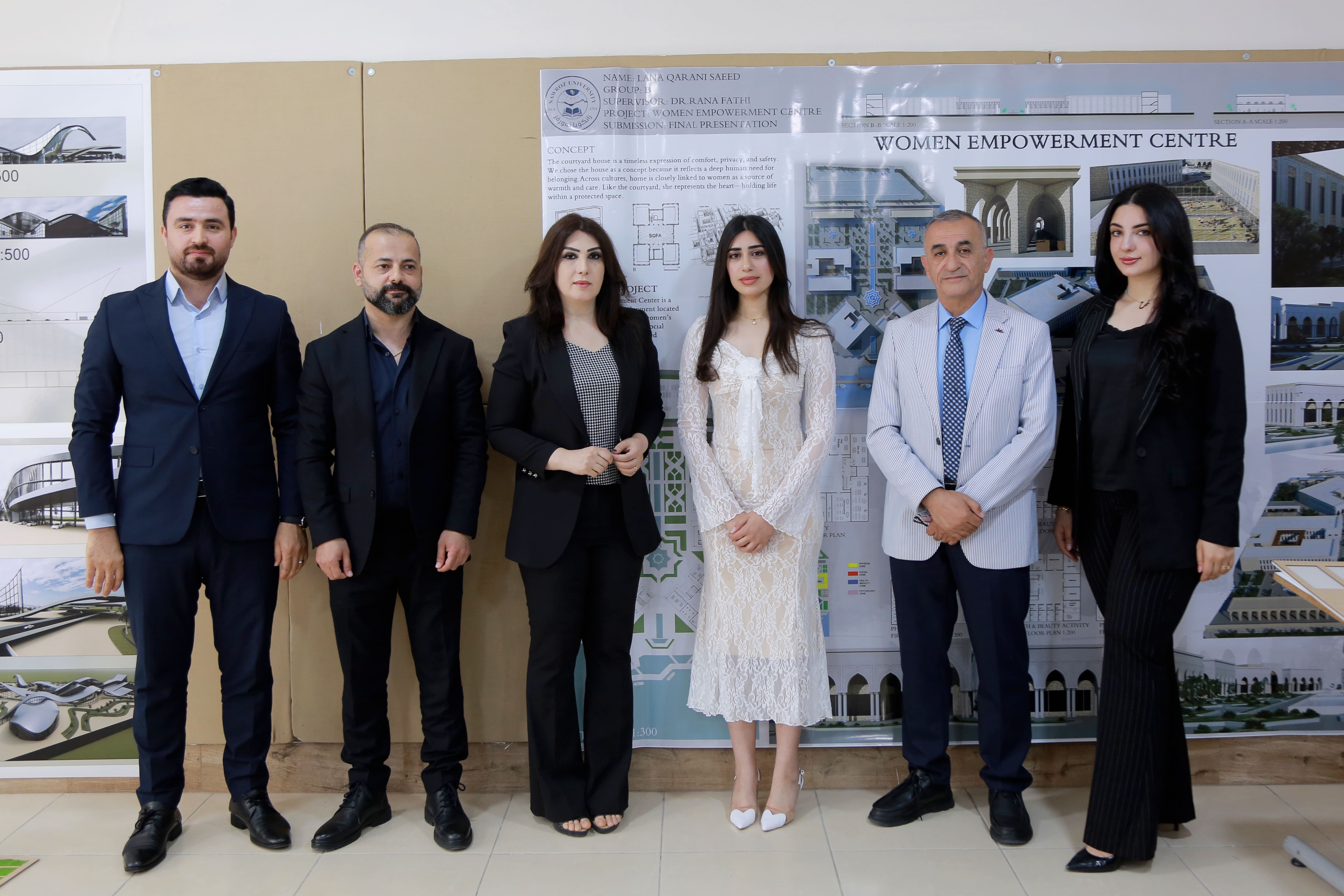 Architecture Department at Nawroz University Holds Third Day of Graduation Project Presentations