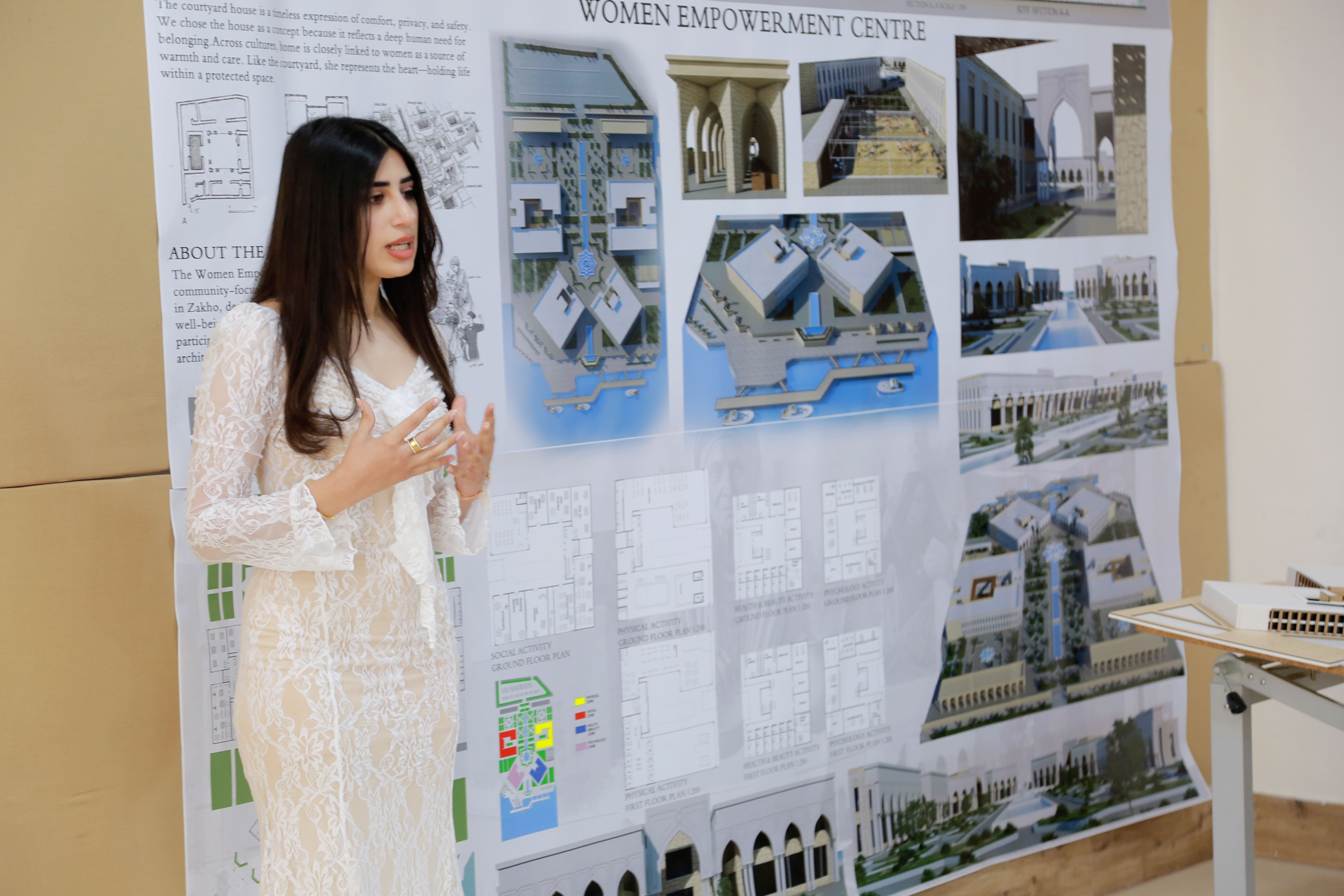 Architecture Department at Nawroz University Holds Third Day of Graduation Project Presentations