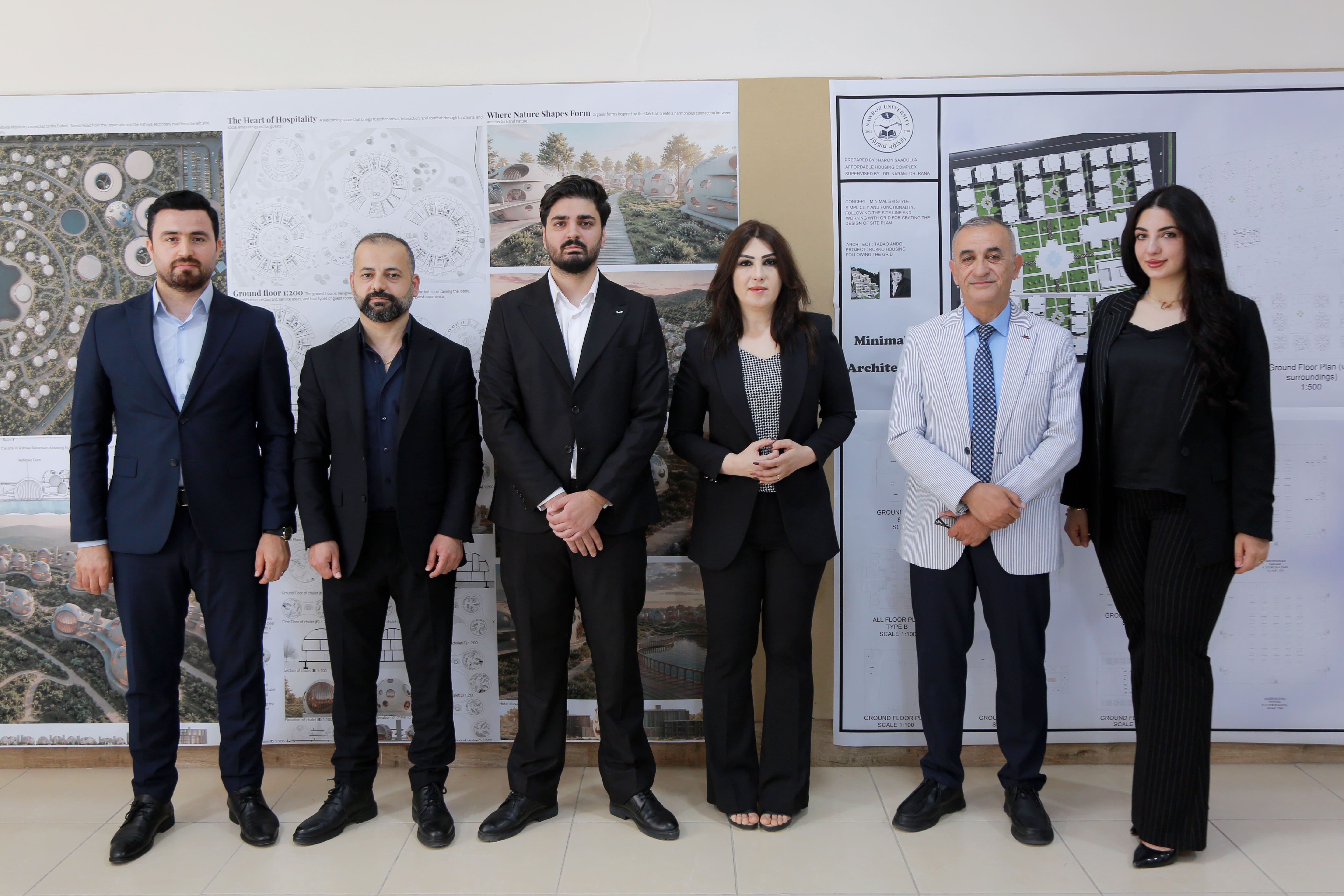 Architecture Department at Nawroz University Holds Third Day of Graduation Project Presentations