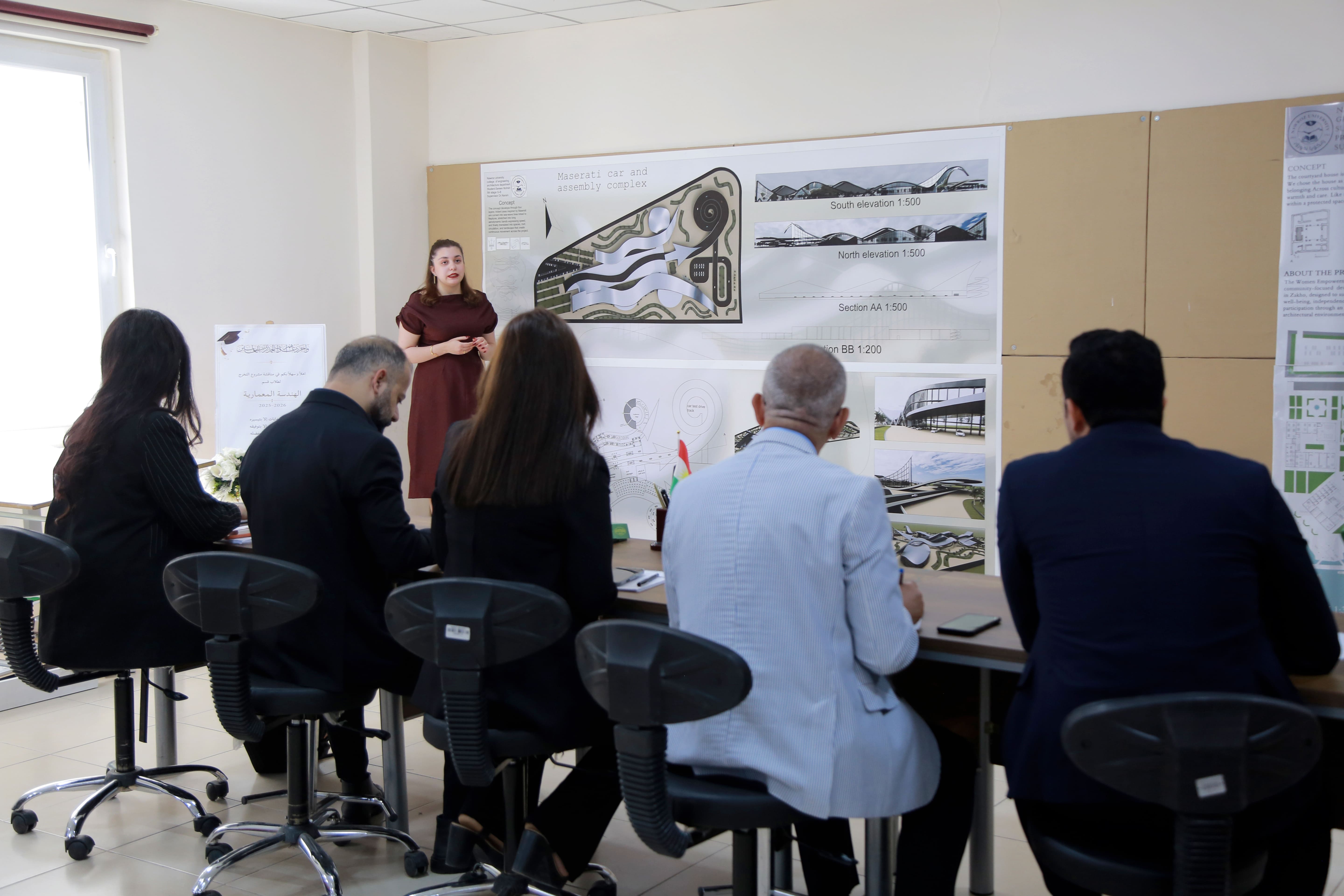 Architecture Department at Nawroz University Holds Third Day of Graduation Project Presentations
