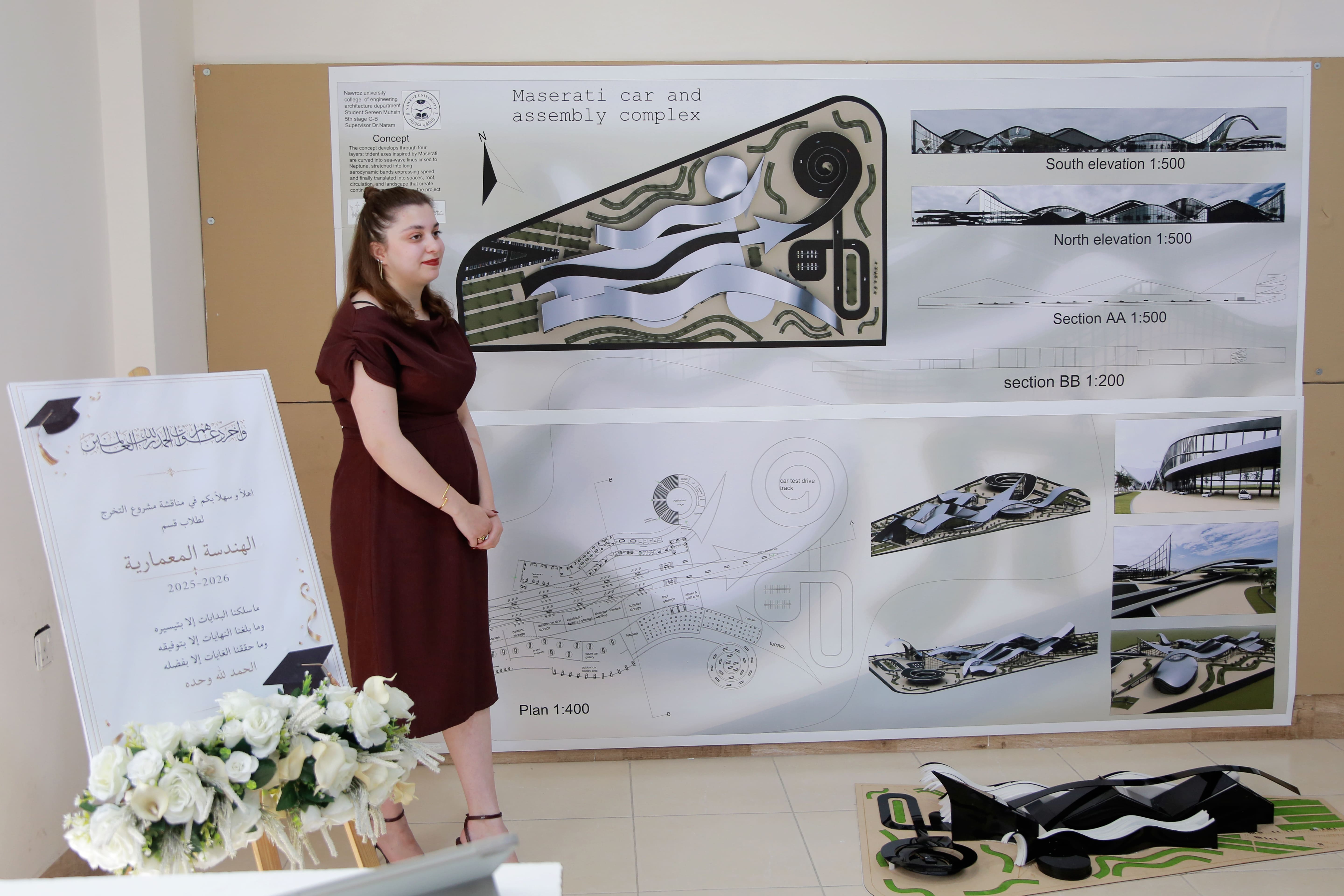 Architecture Department at Nawroz University Holds Third Day of Graduation Project Presentations