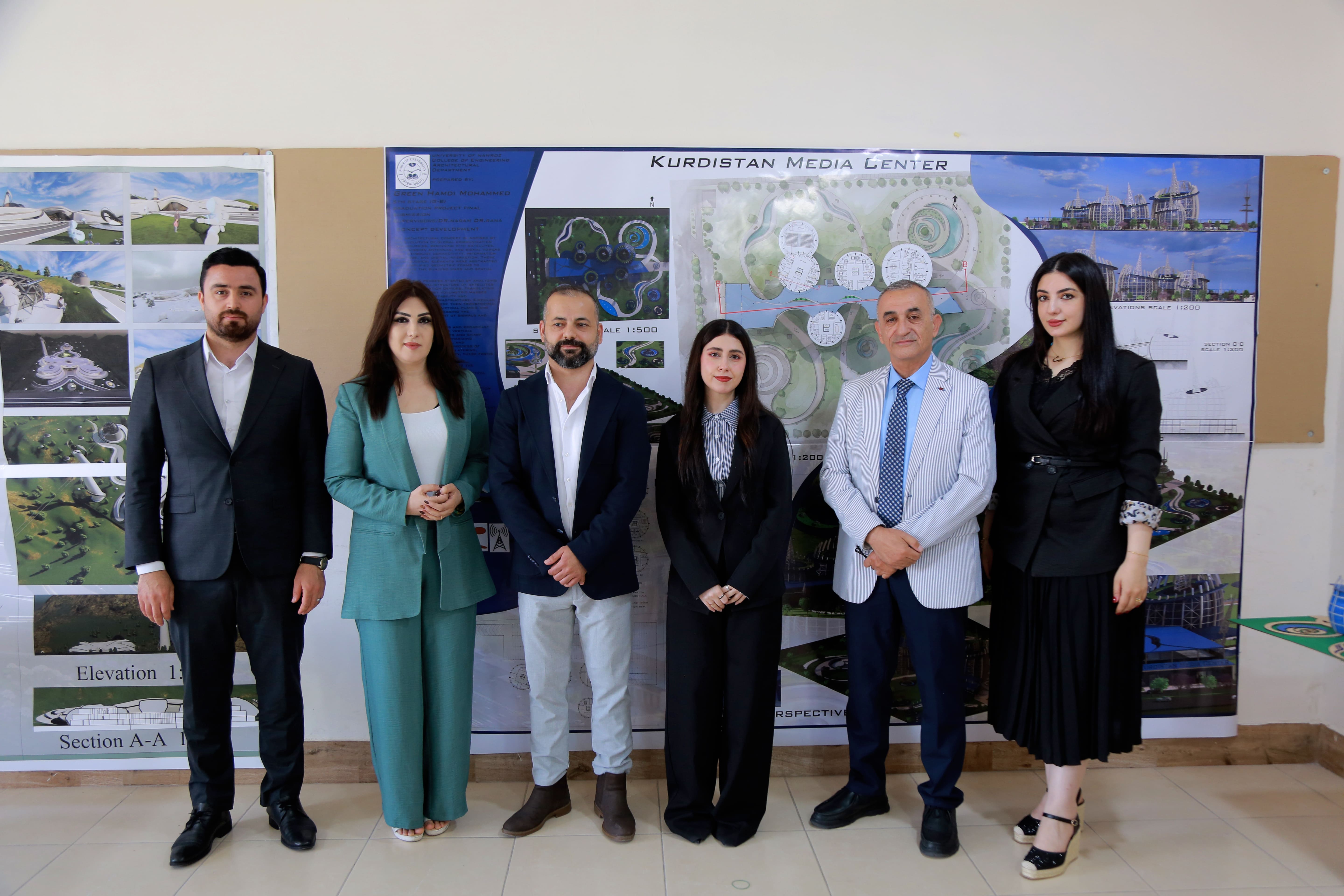 Architecture Department in Nawroz University Concludes Graduation Project Presentations