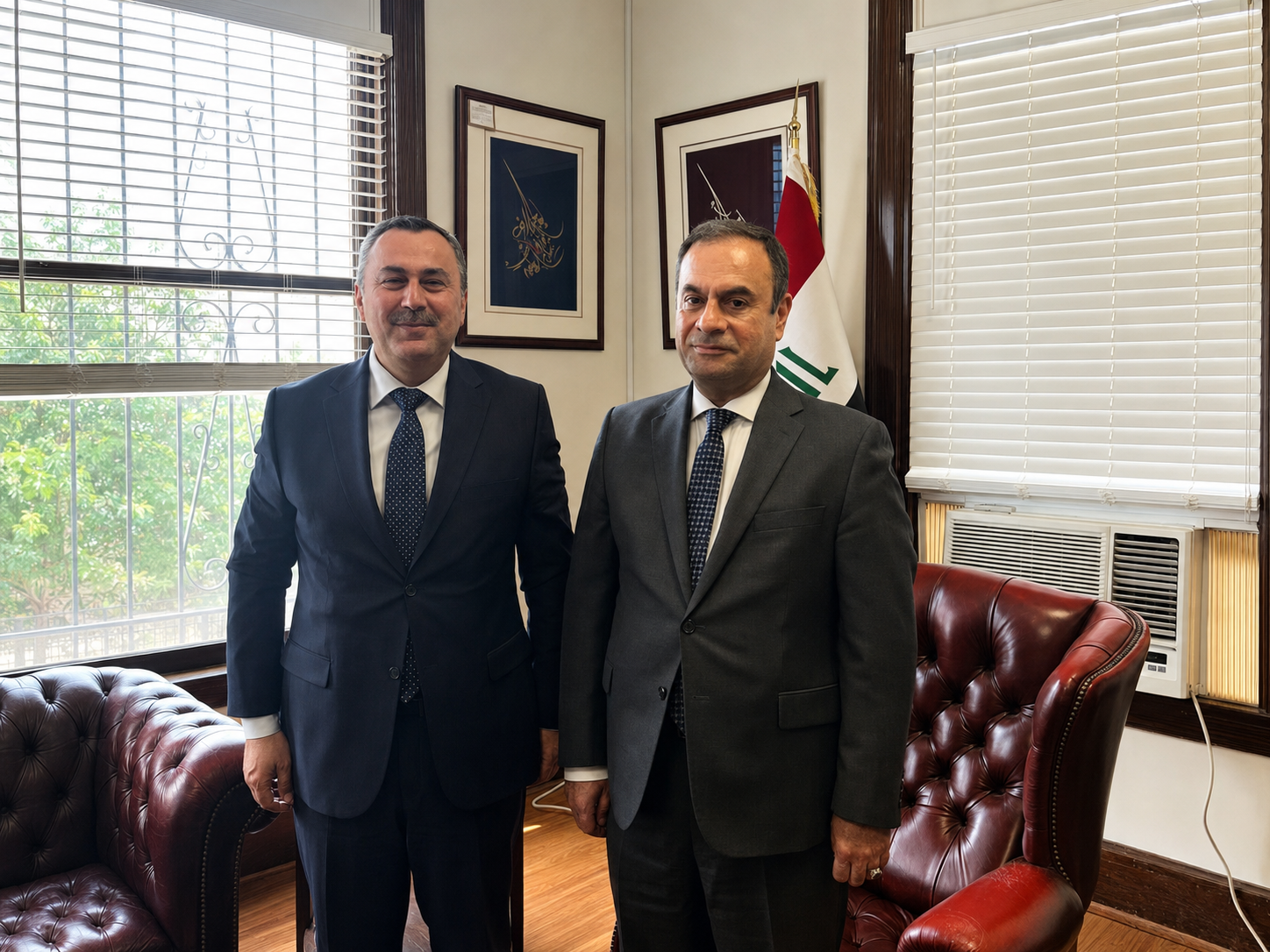 Nawroz University President  and the Iraqi Embassy in Washington Discuss Cooperation Opportunities with American Universities