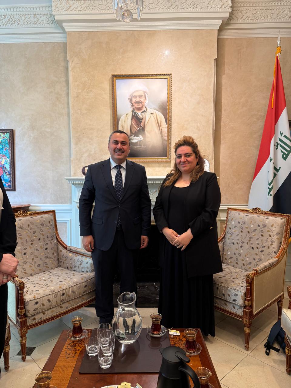 Nawroz University President Meets Kurdistan Regional Government Representation Officials in Washington