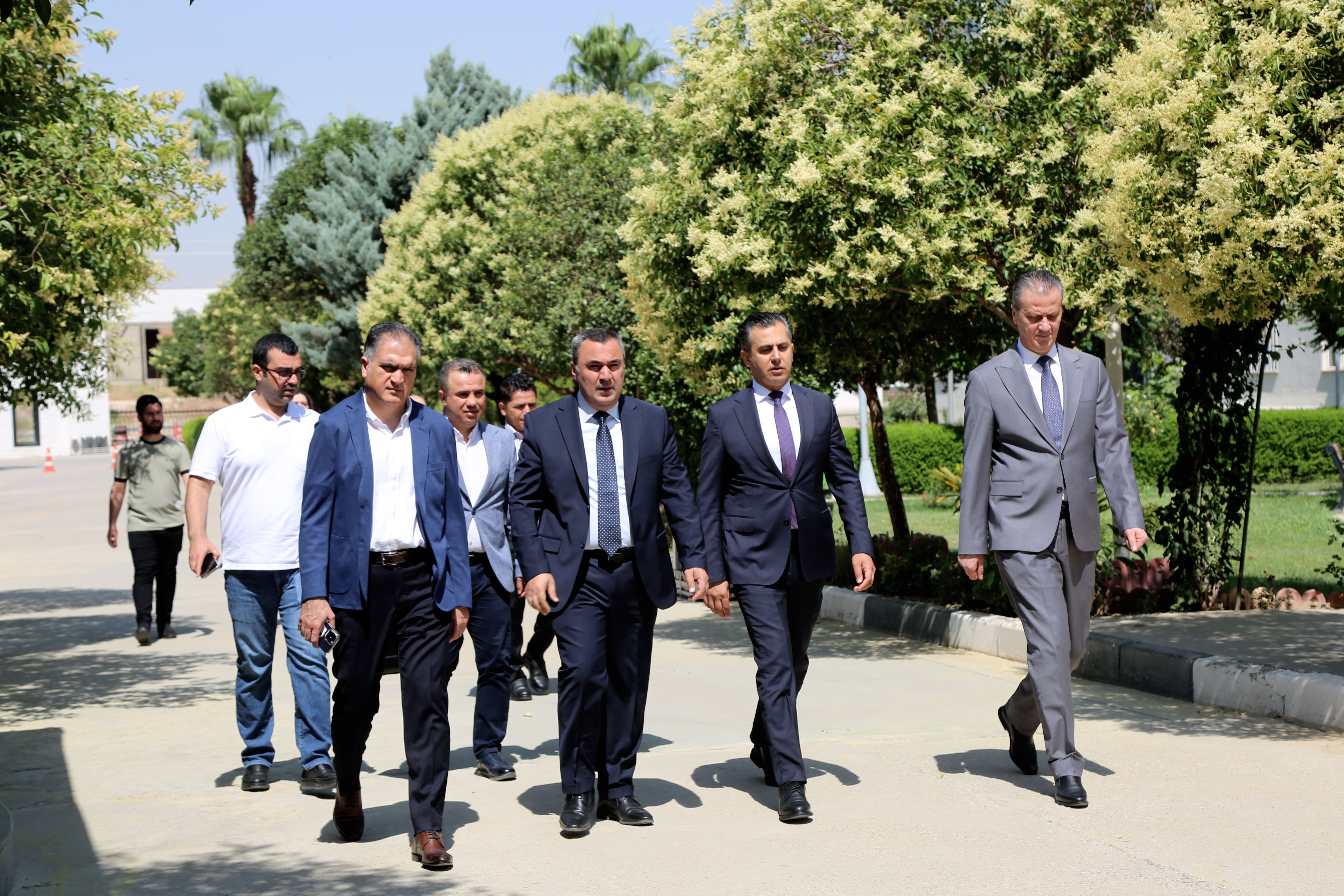 President of Nawroz University Receives a Delegation from the Ministry of Higher Education