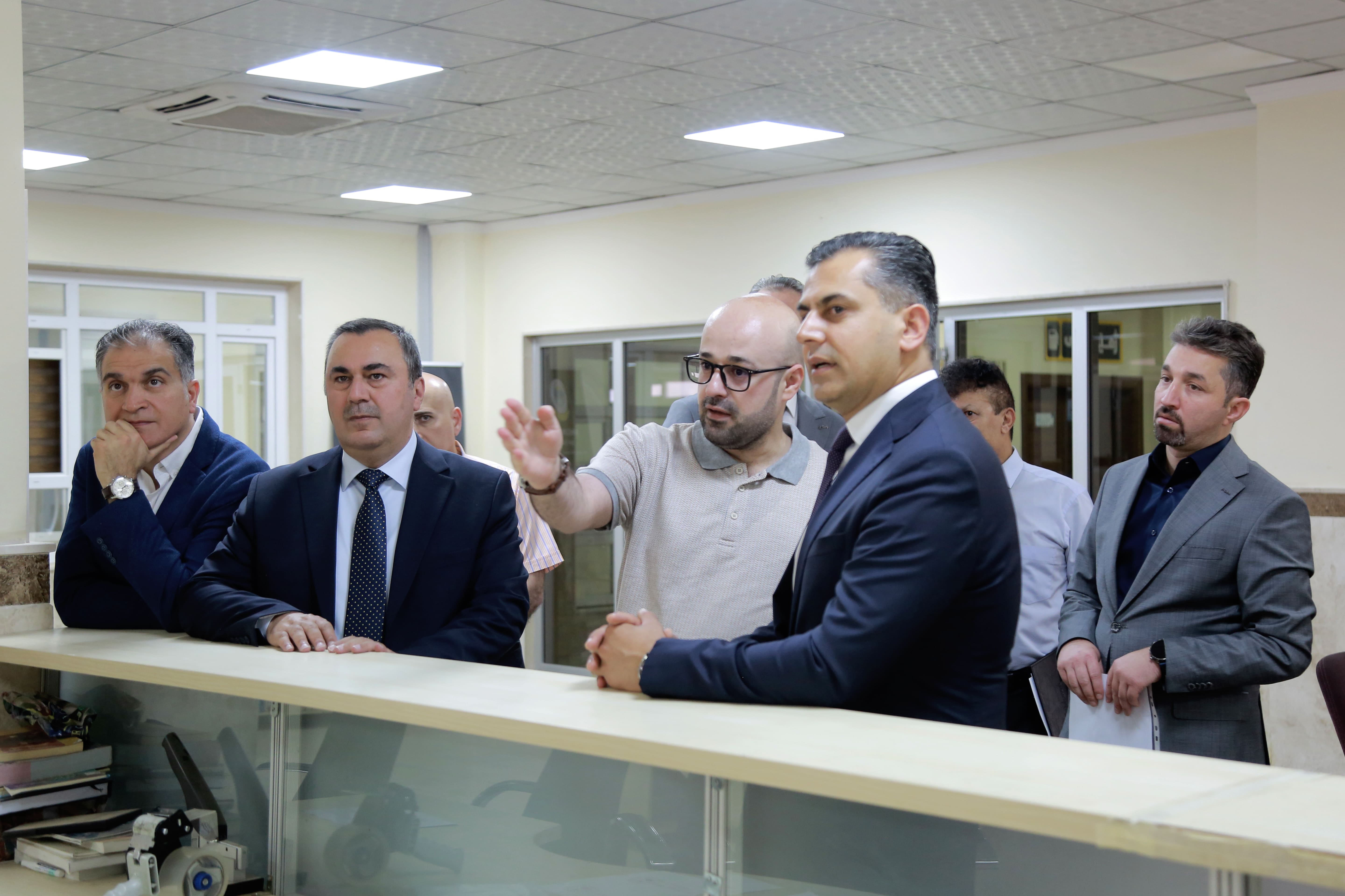 President of Nawroz University Receives a Delegation from the Ministry of Higher Education