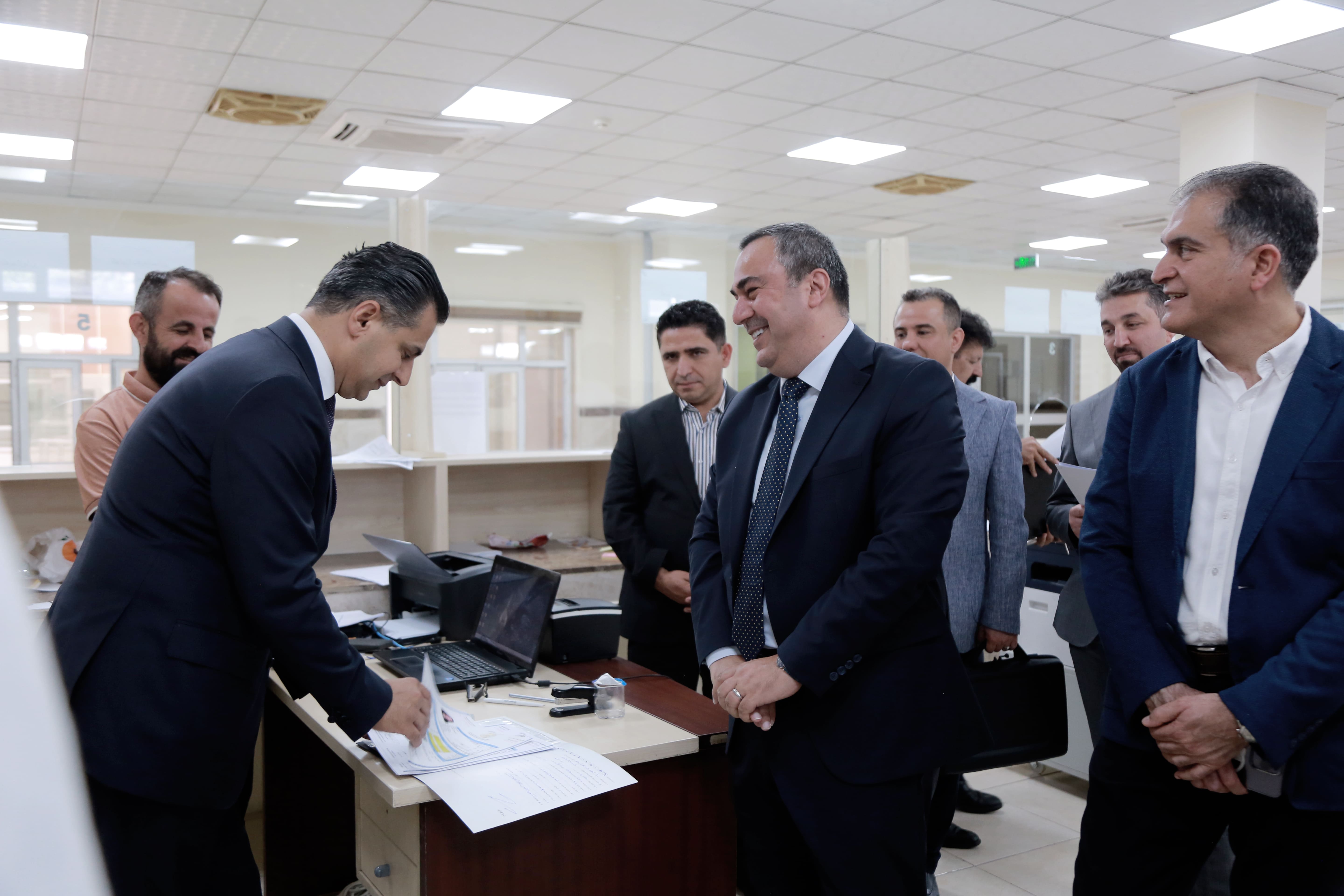 President of Nawroz University Receives a Delegation from the Ministry of Higher Education