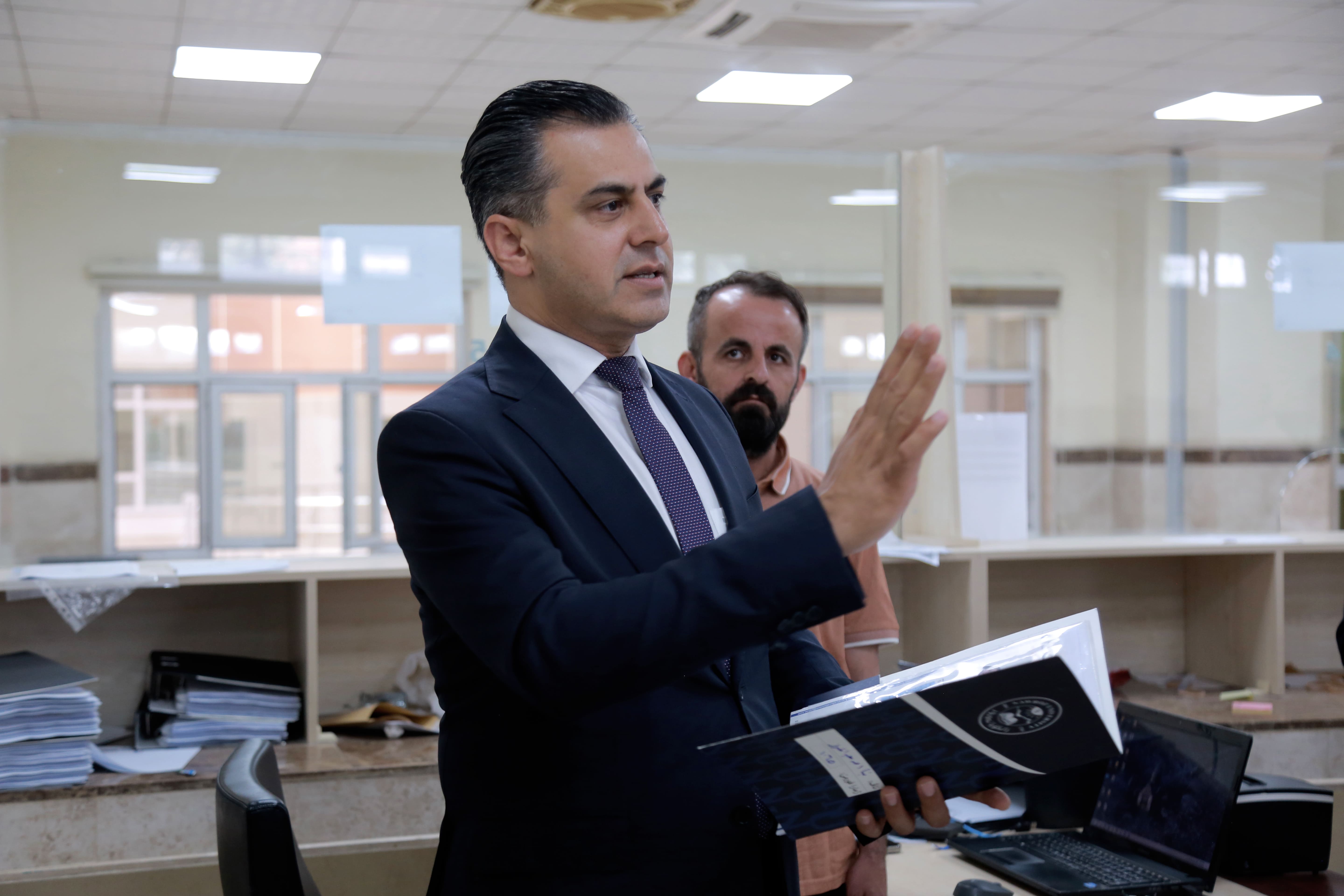 President of Nawroz University Receives a Delegation from the Ministry of Higher Education