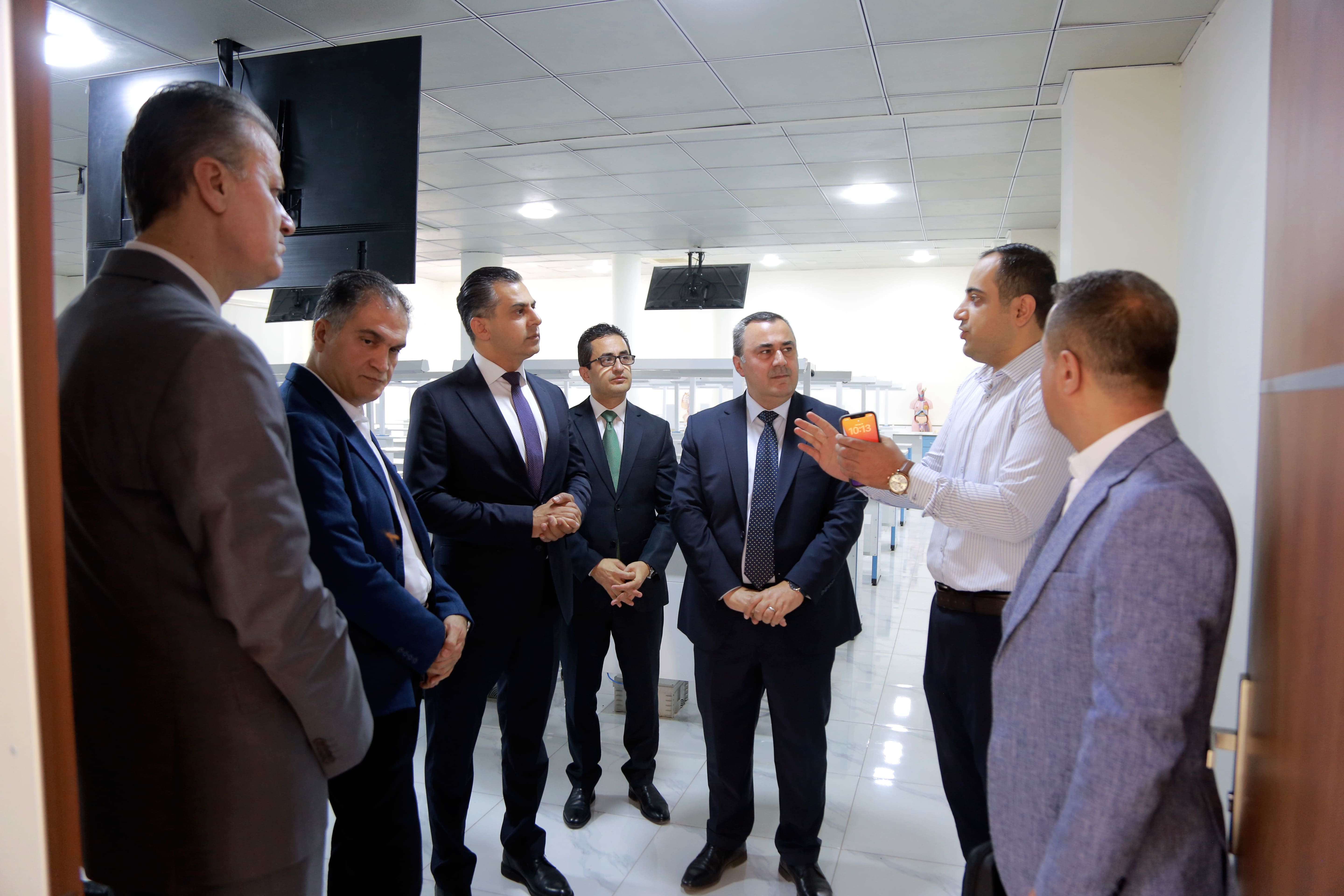 President of Nawroz University Receives a Delegation from the Ministry of Higher Education