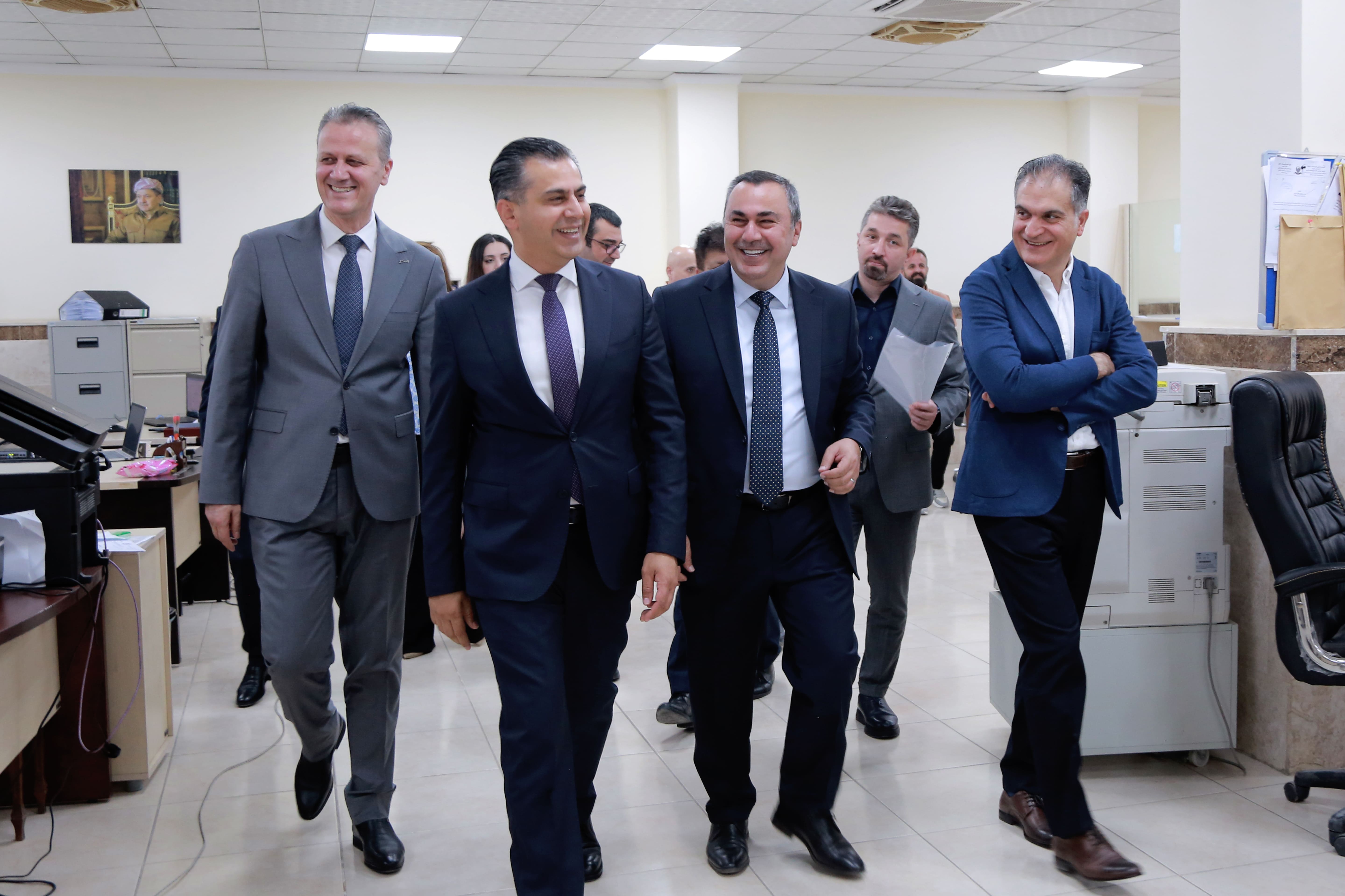President of Nawroz University Receives a Delegation from the Ministry of Higher Education