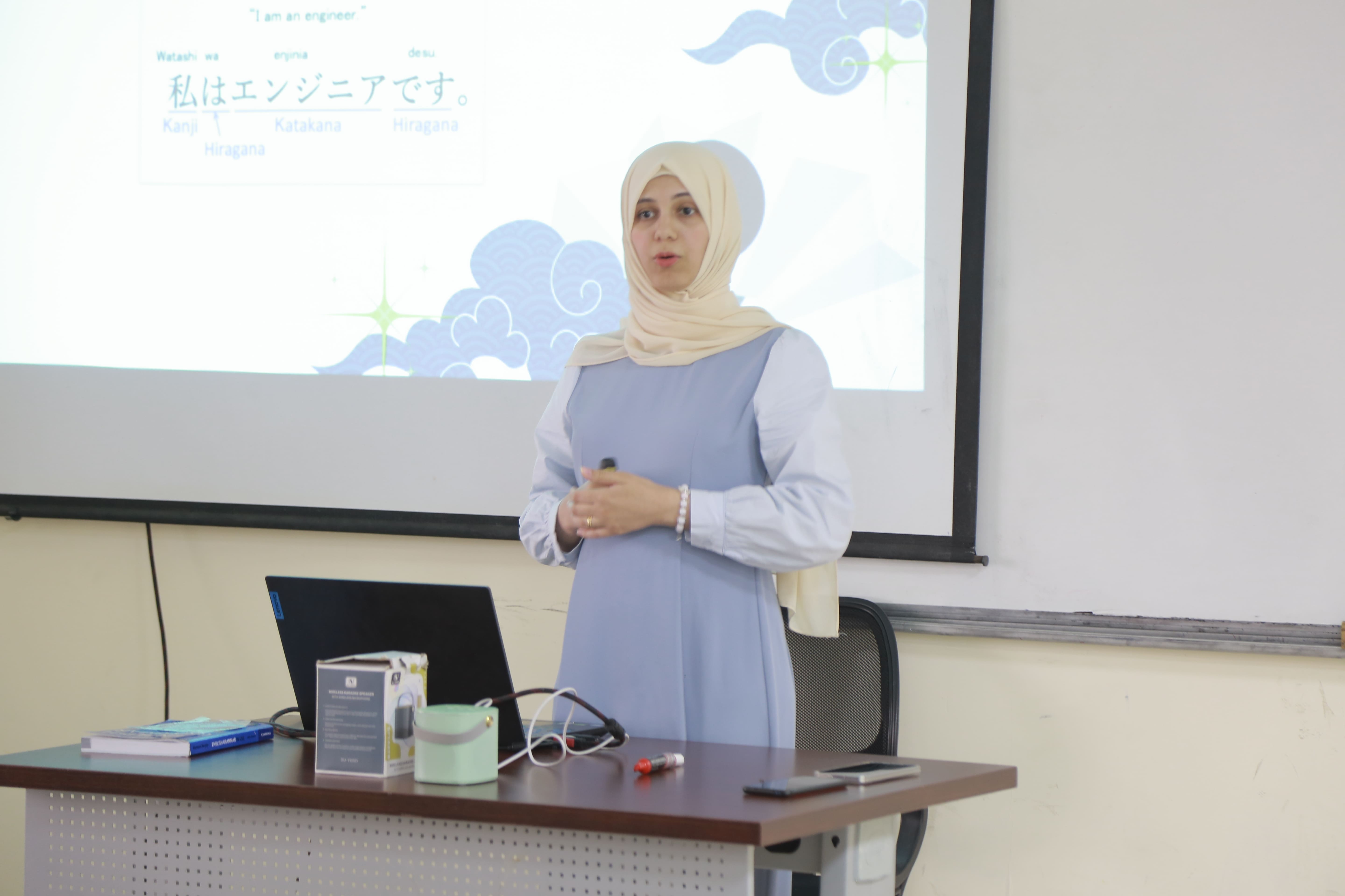 Seminar on Japanglish at Nawroz University