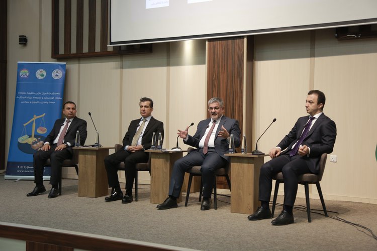 Nawroz University Organizes Symposium on Financial Disputes Between the Kurdistan Regional Government and the Iraqi Federal Government