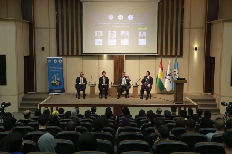 Nawroz University Organizes Symposium on Financial Disputes Between the Kurdistan Regional Government and the Iraqi Federal Government
