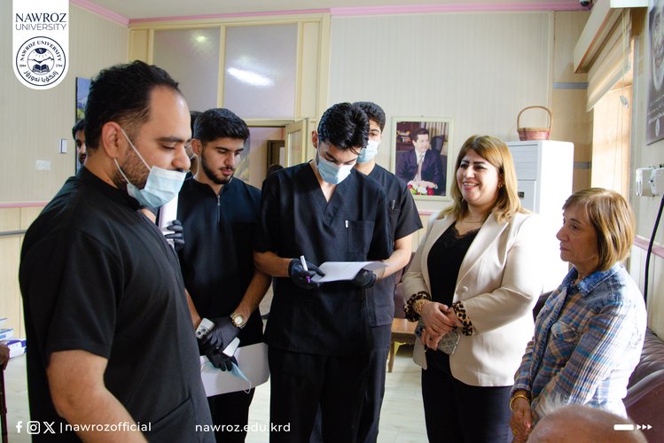 Nawroz University – College of Dentistry Organizes Scientific Visit to Nursing Home in Duhok