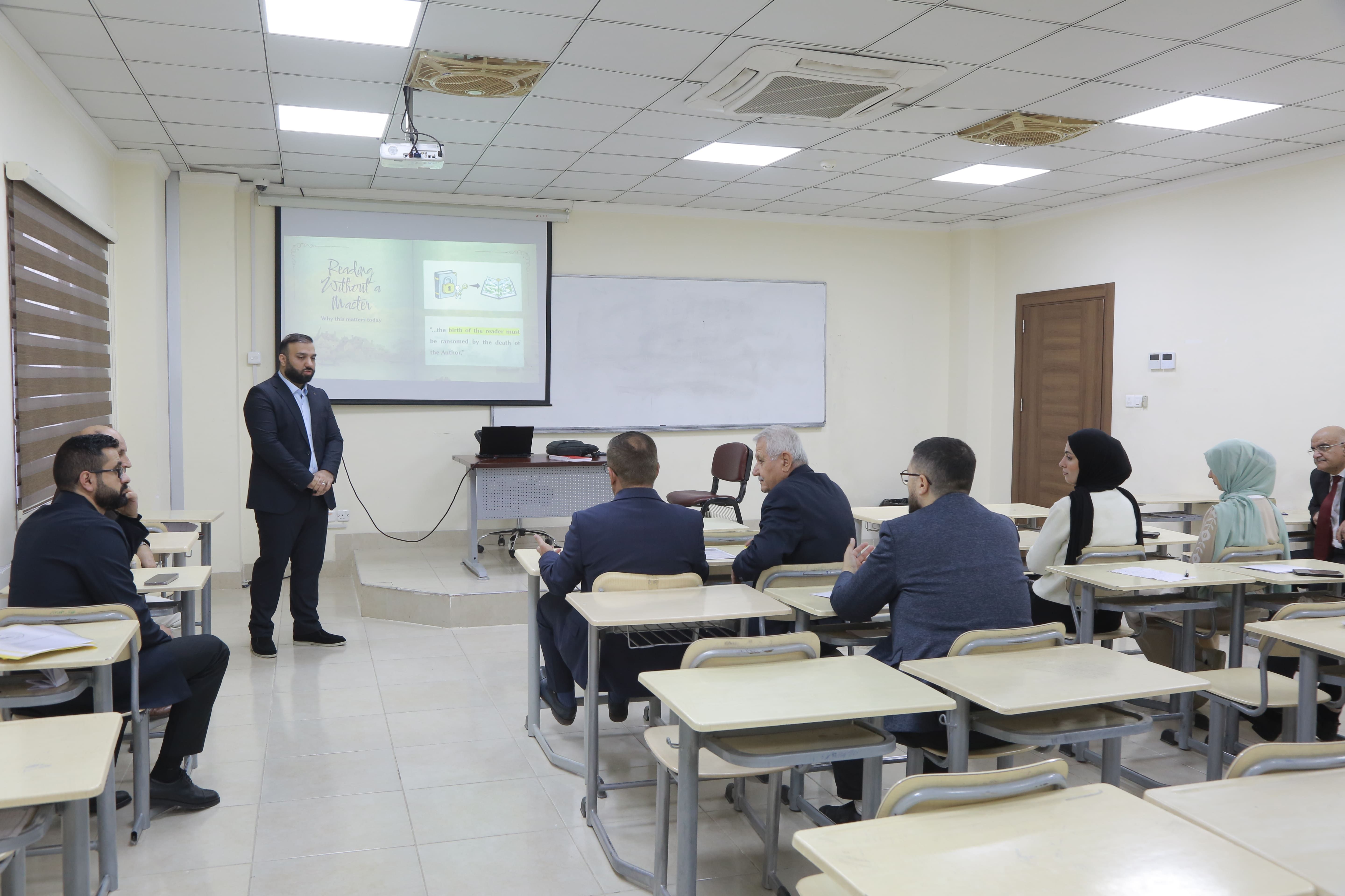 Lecture on the Death of the Author at Nawroz University