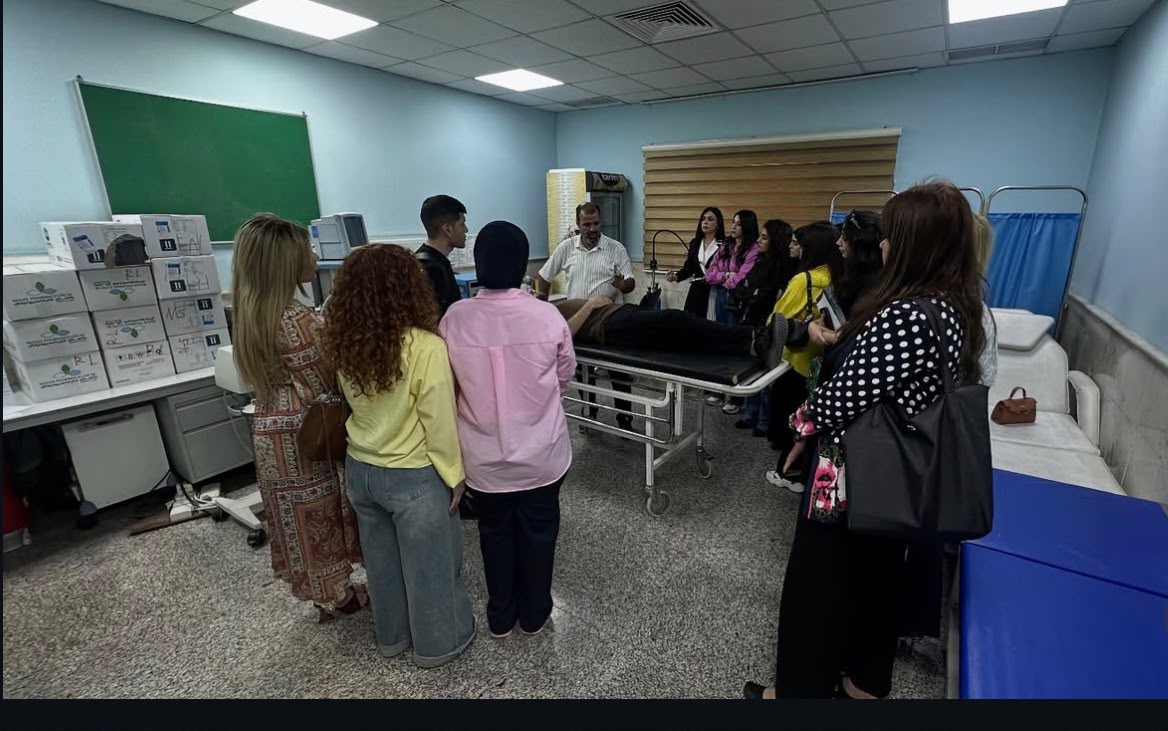زيارة ميدانية وعلمية لطلبة قسم علم النفس إلى مستشفى آزادي