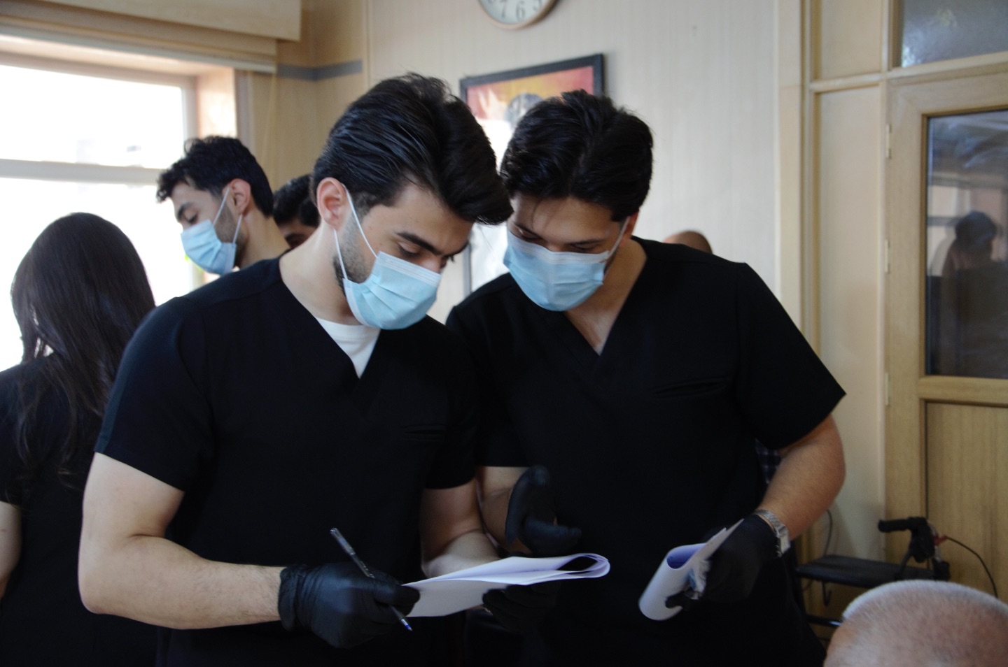 Students of the College of Dentistry in a Scientific Visit to Nursing Home