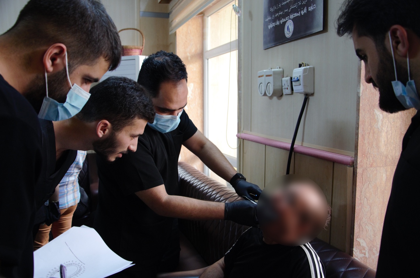 Students of the College of Dentistry in a Scientific Visit to Nursing Home