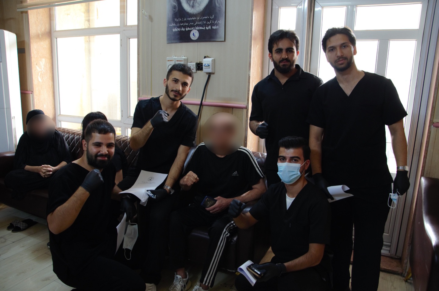 Students of the College of Dentistry in a Scientific Visit to Nursing Home