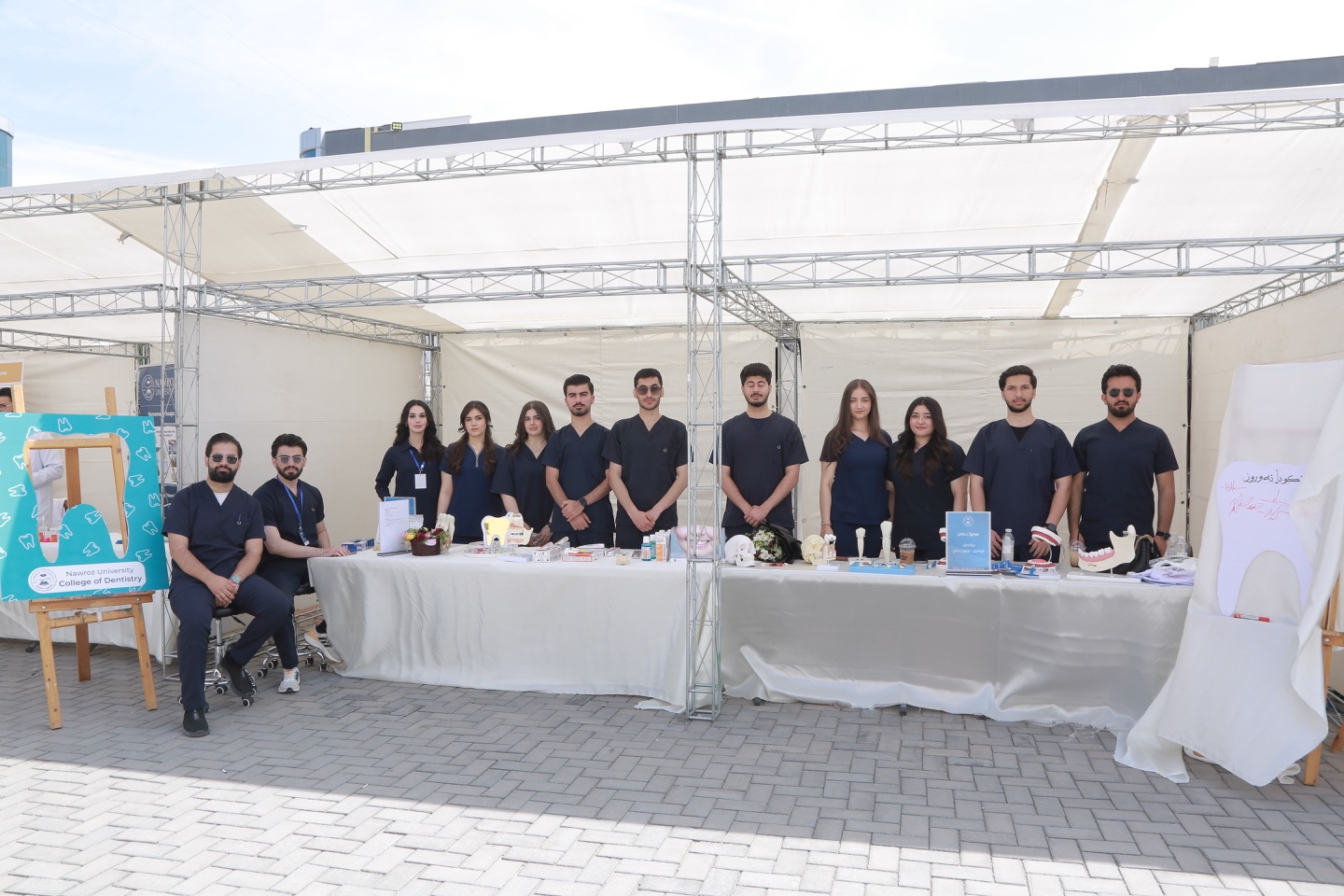 Dentistry students participates in Nawroz University’s  First Annual Student Festival
