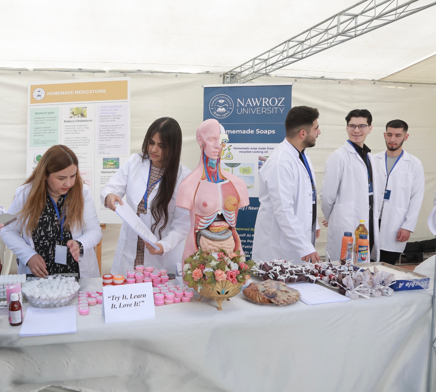 Pharmacy students participates in Nawroz University’s  First Annual Student Festival