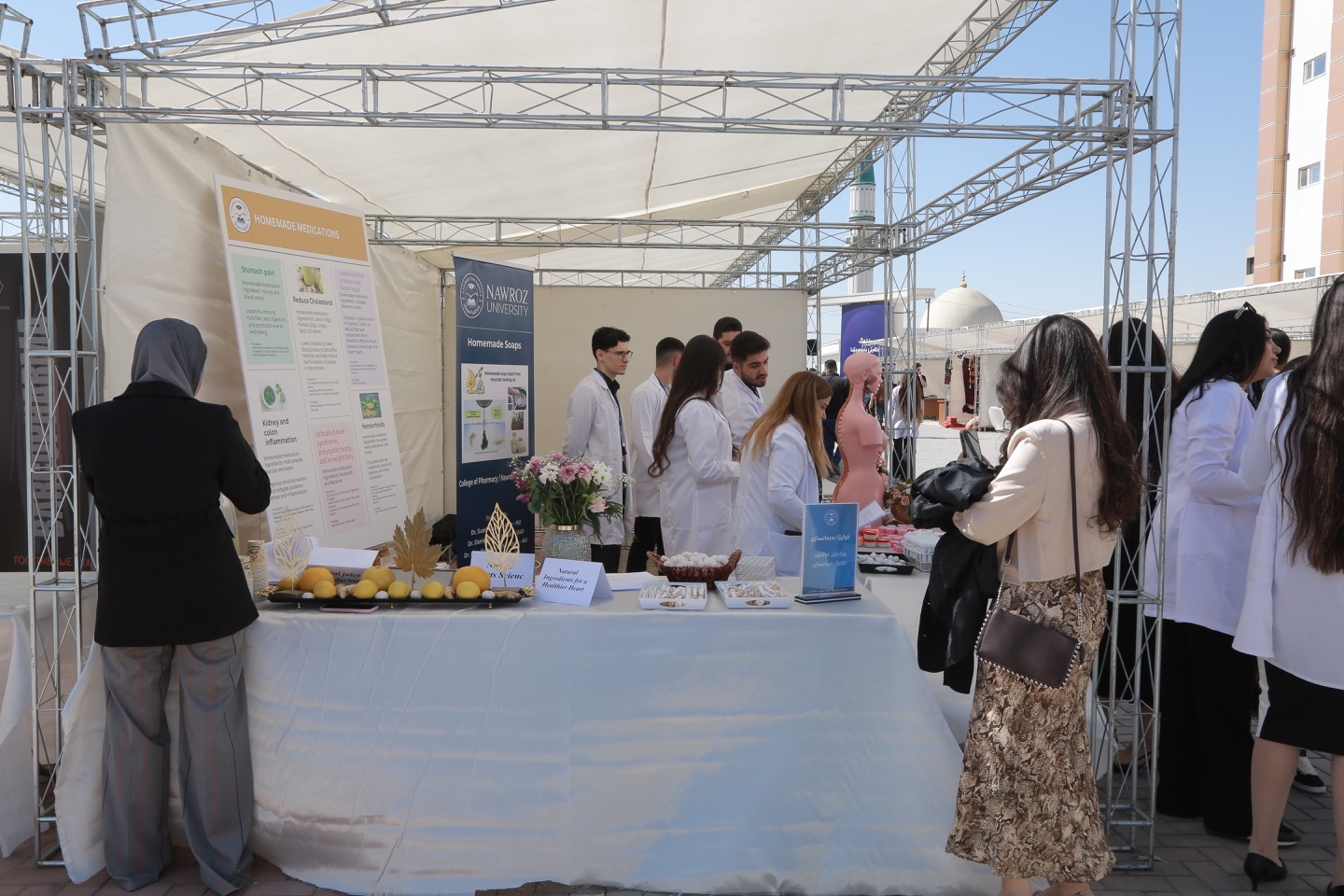Pharmacy students participates in Nawroz University’s  First Annual Student Festival