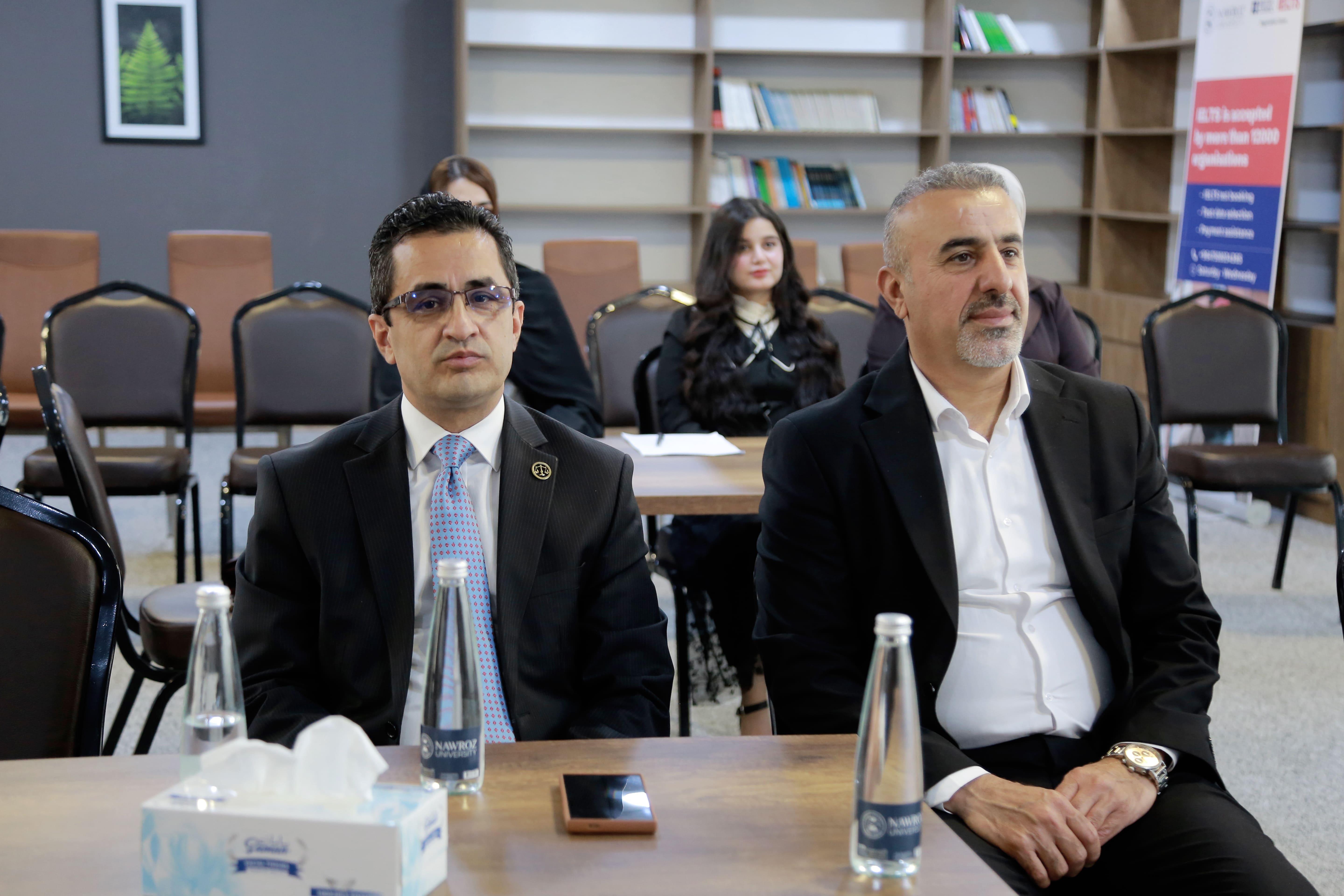 دورة في جامعة نوروز لتطوير قدرات المحامين وخريجي القانون في جامعات إقليم كوردستان والعراق