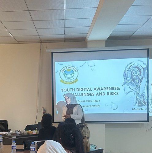 Workshop on Electronic Culture by Nawroz University Faculty Member