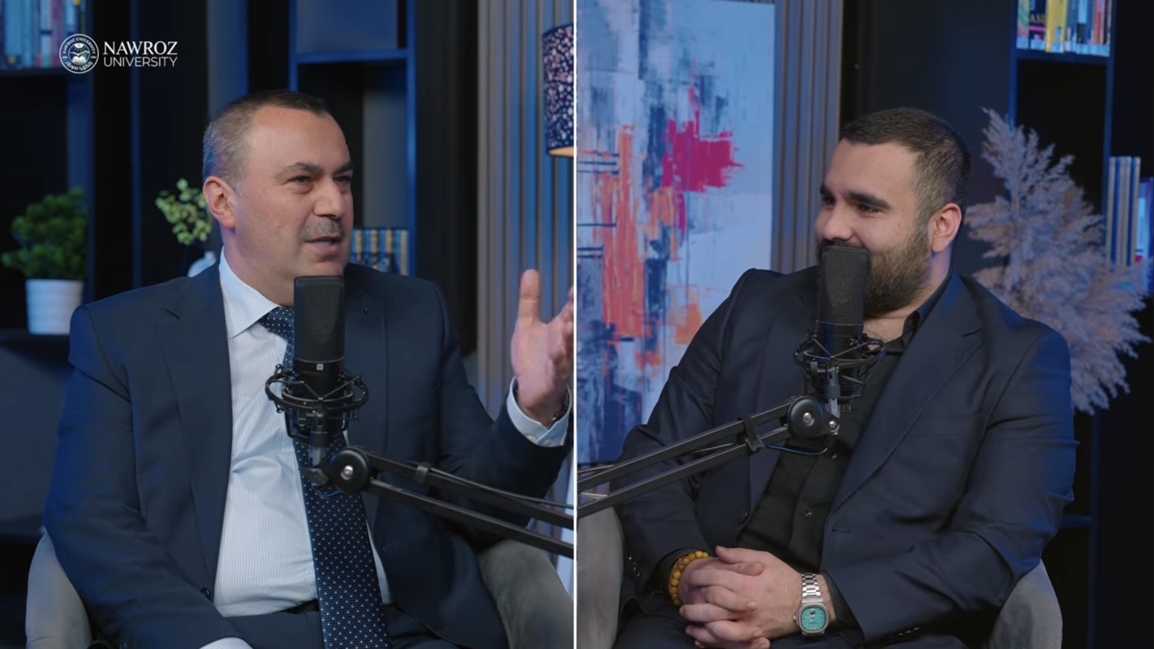 Nawroz University President Featured in the First Episode of NawrozCast