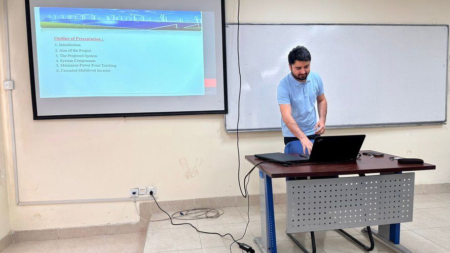 ل زانکۆیا نەورۆز سمینارەك ل دۆر Design a Multilevel inverter fed by renewable energy sources هاتە گێران