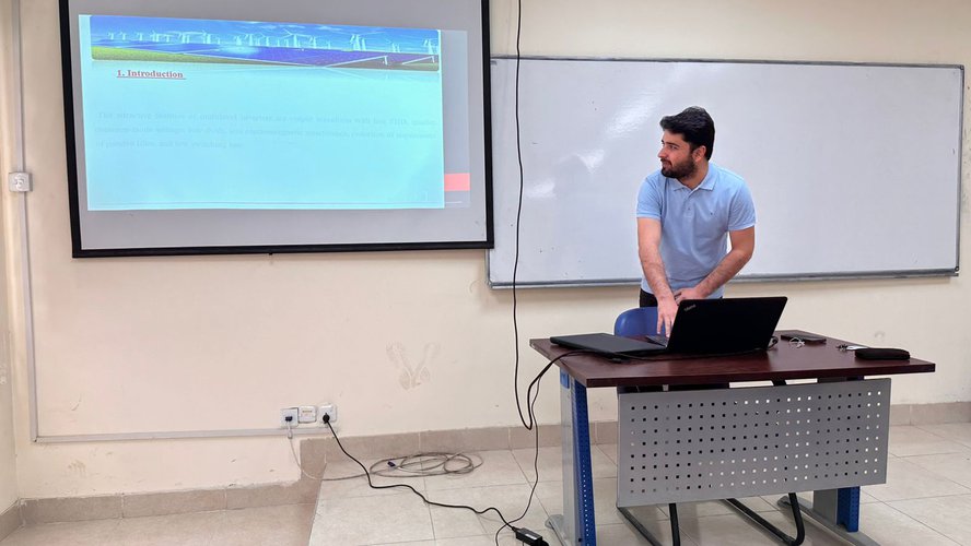ل زانکۆیا نەورۆز سمینارەك ل دۆر Design a Multilevel inverter fed by renewable energy sources هاتە گێران