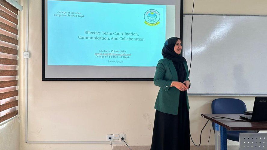 ل زانکۆیا نەورۆز سمینارەك ل دۆر Effective Team Coordination, Communication, And Collaboration هاته پێشكێشكرن