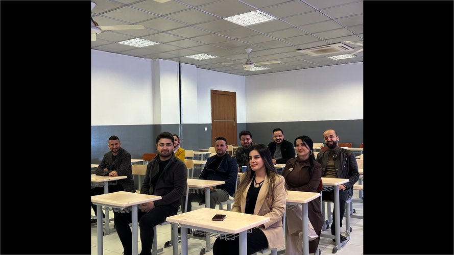 A seminar on 'AI in Underwater Wireless Communication' was presented at Nawroz University