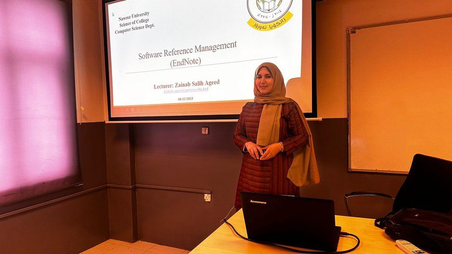 EndNote Lecture at Nawroz University