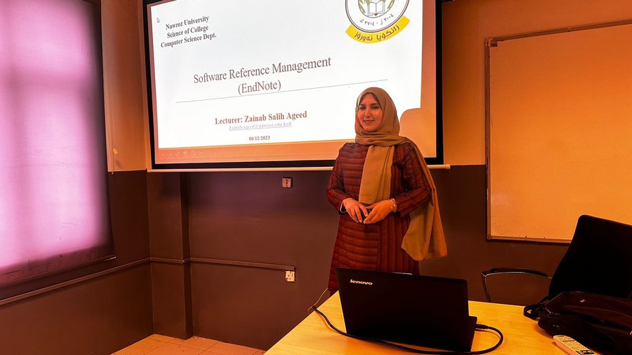 EndNote Lecture at Nawroz University