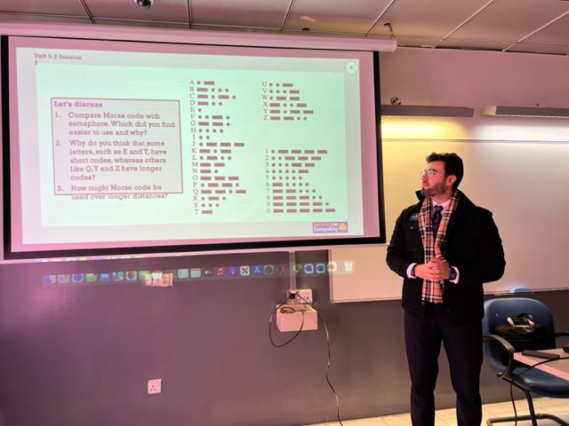 A seminar about Morse code was organized at Nawroz University