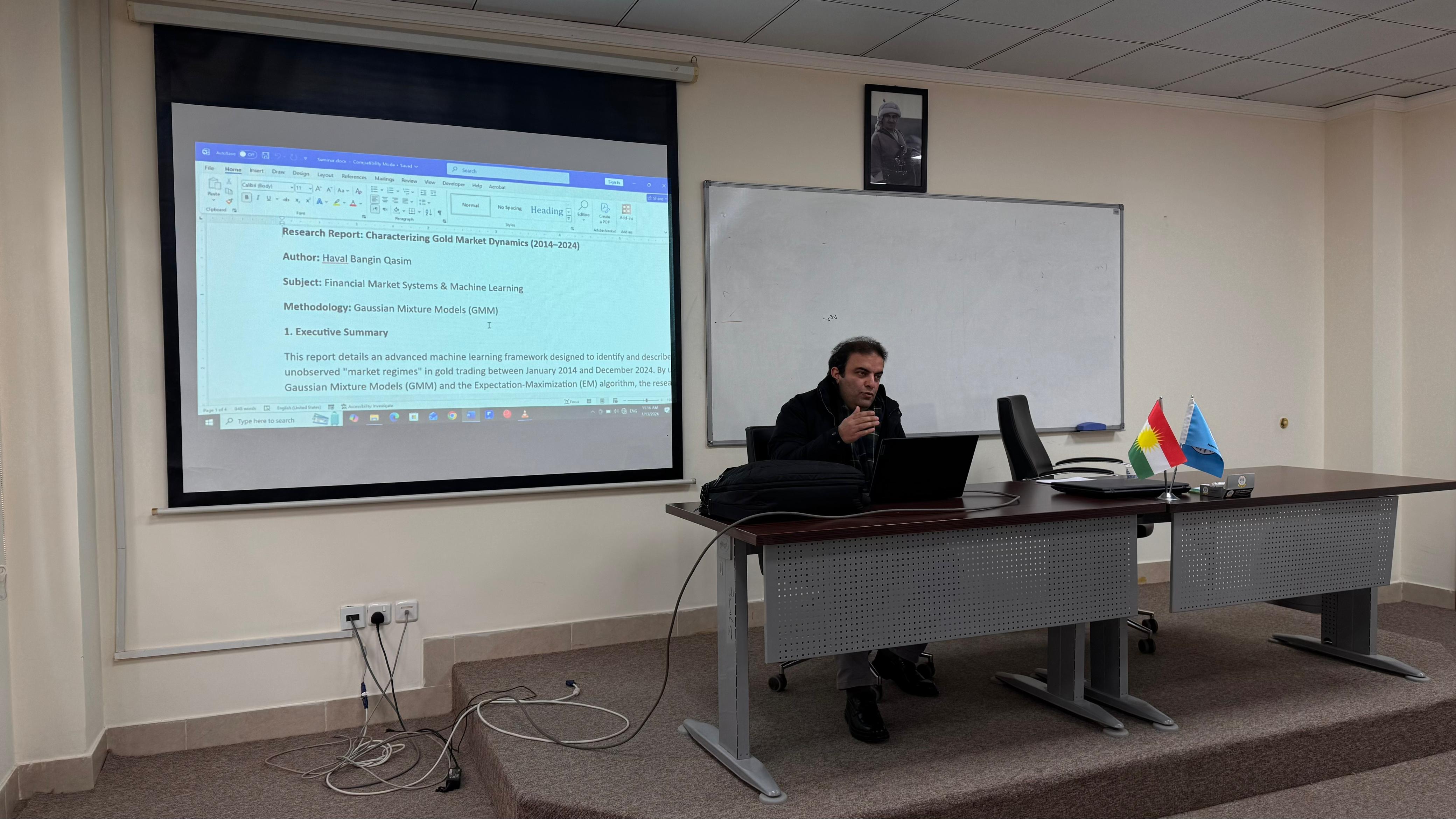 Employing the GMM model to determine systems discussed at Nawroz University