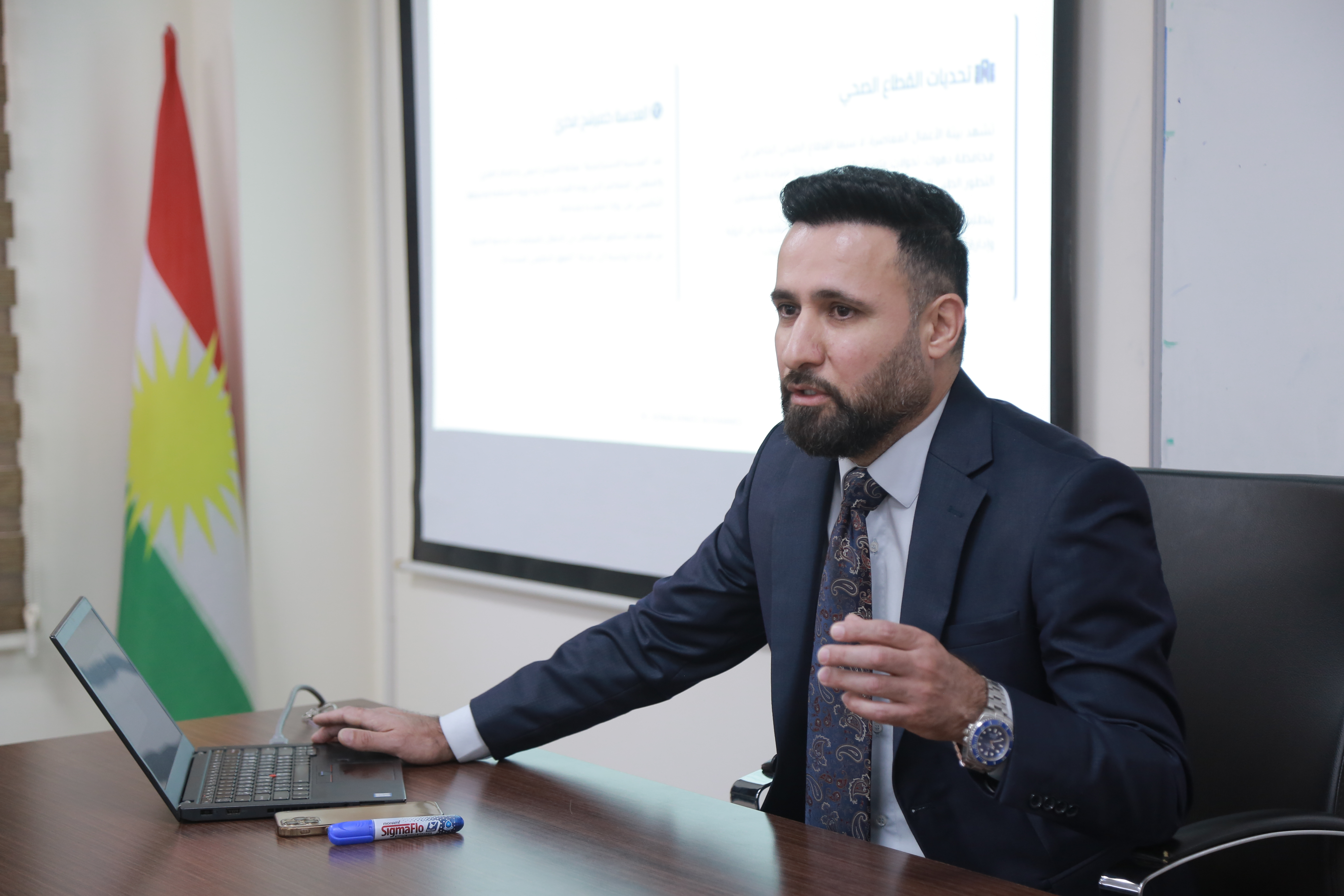 كارگێريا ستراتيژى و تيورا رێكخراوێ ل ژماره‌ك ژنه‌خۆشخانه‌يێن كه‌رتێ تايبه‌ت ل زانكۆیا نەورۆز هاتە بەحسکرن
