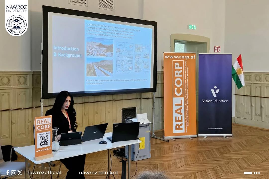 Vision Education and Nawroz University Present Research at the REAL CORP 2026 Conference in Vienna