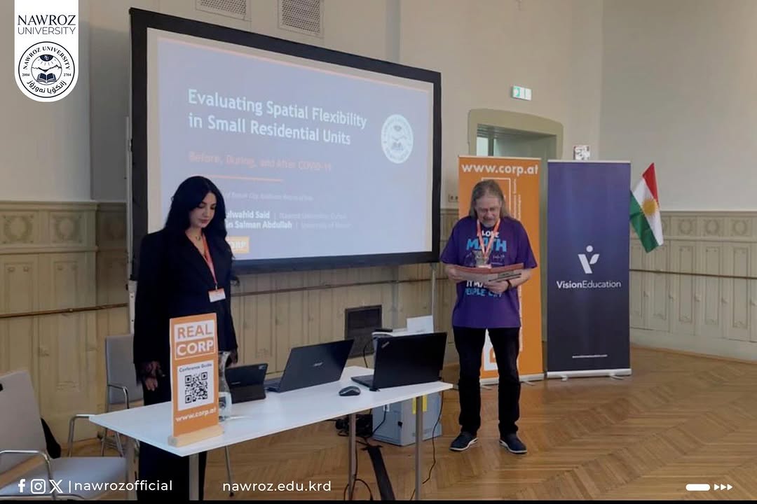Vision Education and Nawroz University Present Research at the REAL CORP 2026 Conference in Vienna