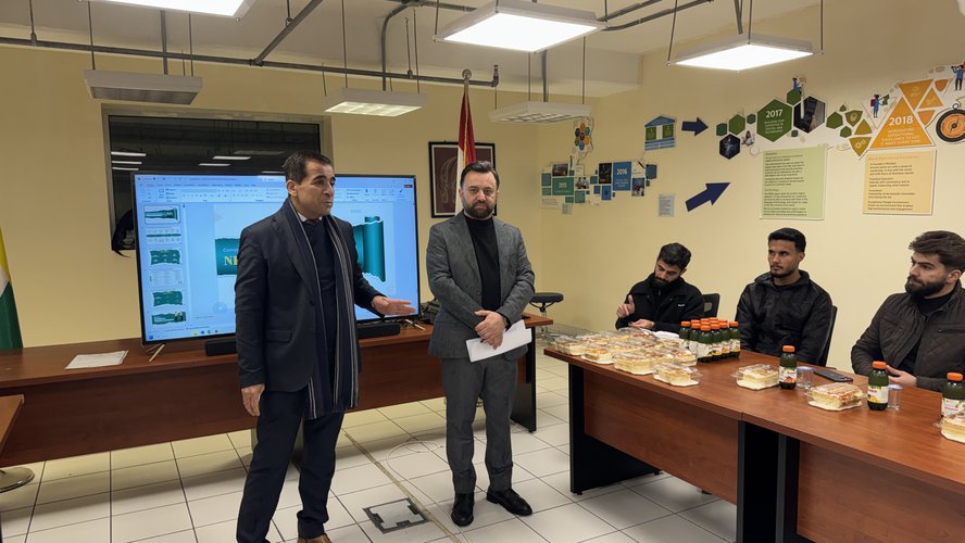 قوتابيێن كۆليژا كارگێرى و ئابوورى چوونه‌ بازارێ كارفۆر