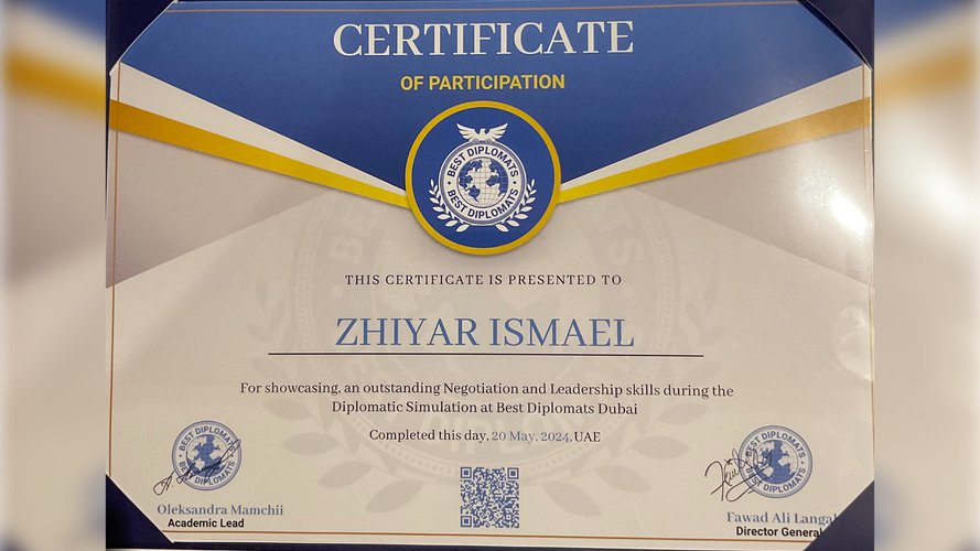 Head of the Department of Business Administration at Nawroz University Participates in an International Conference