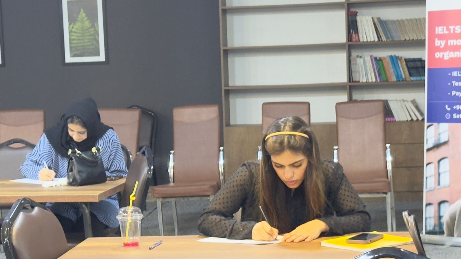 IELTS Preparation Course Participants Take Mock Exam at Nawroz University